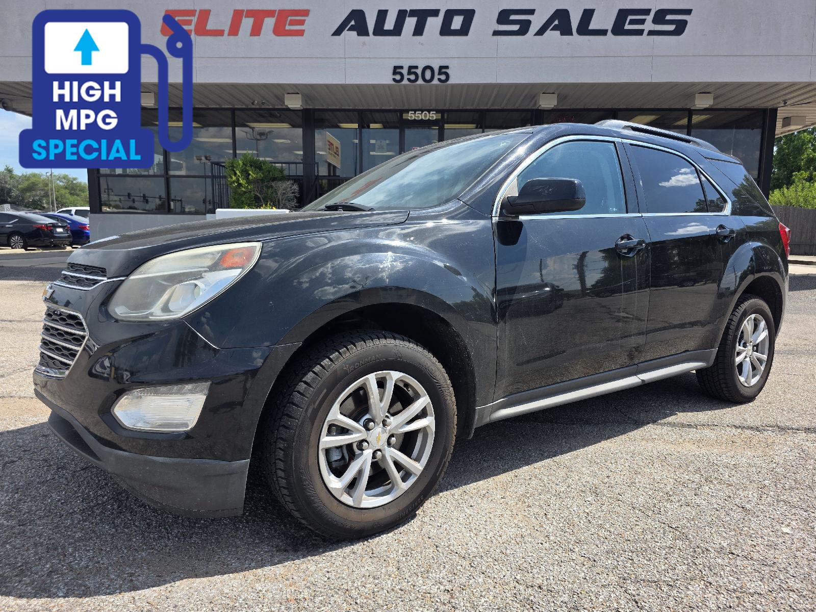 Black 2016 Chevrolet Equinox SUV / Crossover Front-Wheel Drive 6-Speed Automatic Overdrive