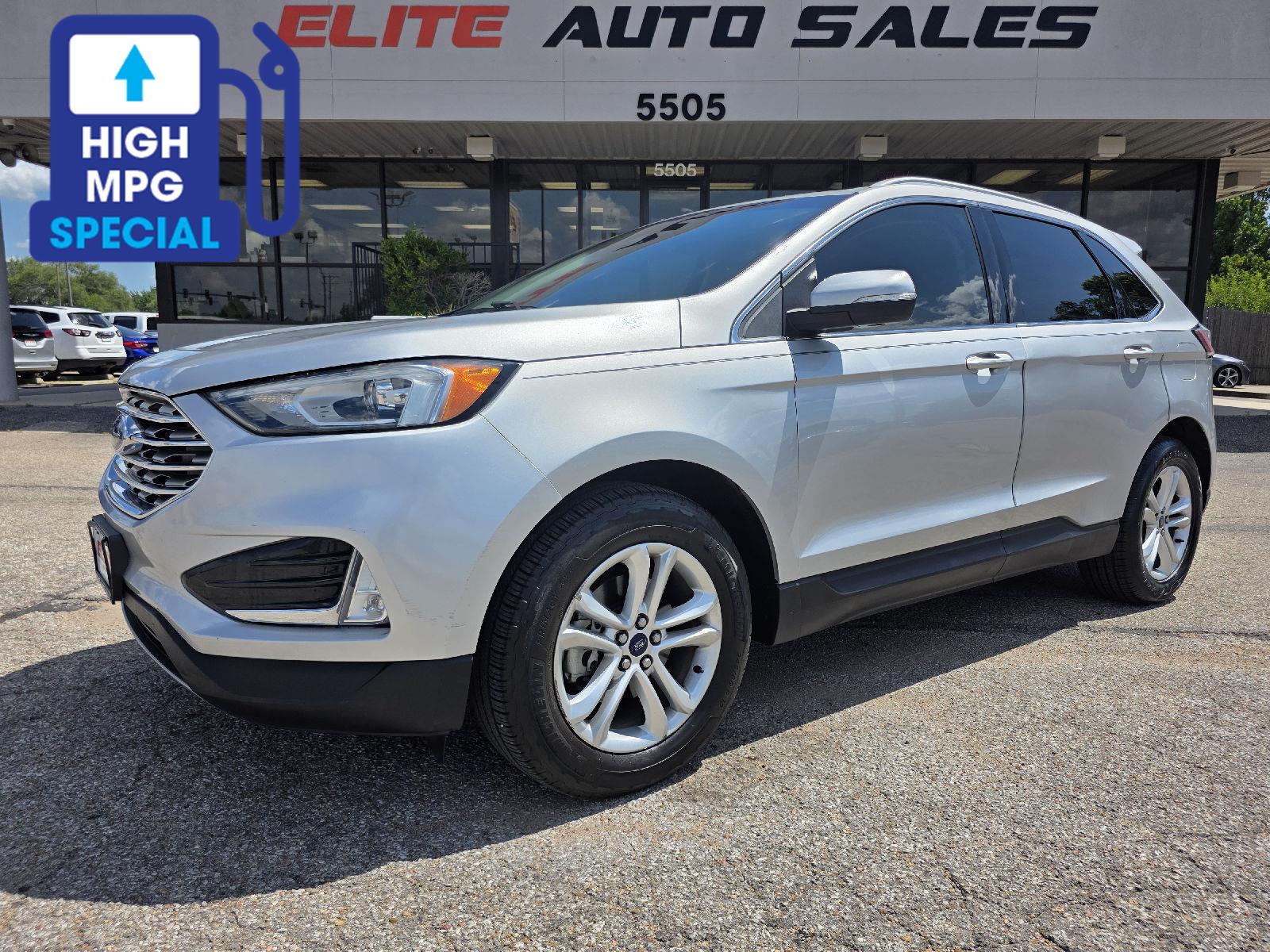 Ingot Silver Metallic 2019 Ford Edge SUV / Crossover Front-Wheel Drive 8-Speed Automatic