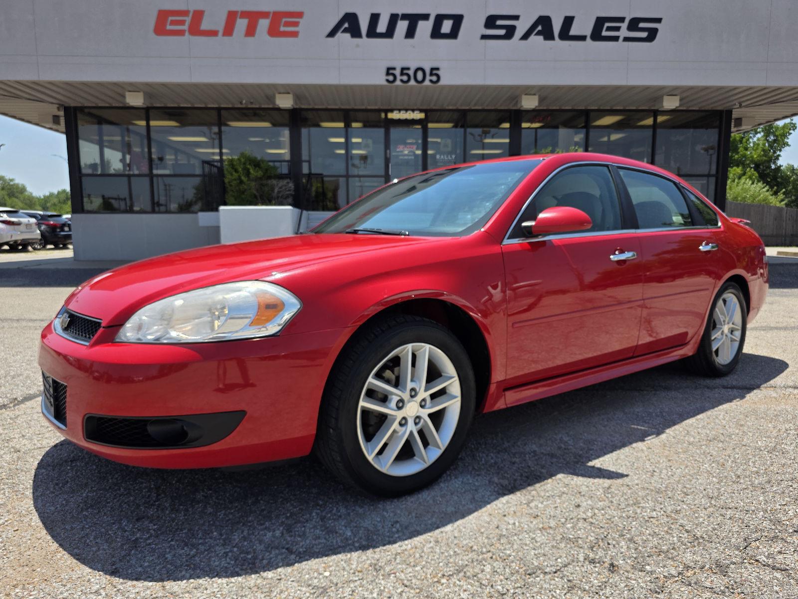 Victory Red 2013 Chevrolet Impala Sedan Front-Wheel Drive 6-Speed Automatic Overdrive