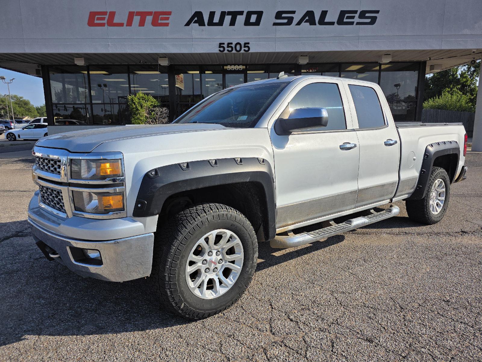 Silver Ice Metallic 2014 Chevrolet Silverado 1500 Pickup Truck Four-Wheel Drive 6-Speed Automatic