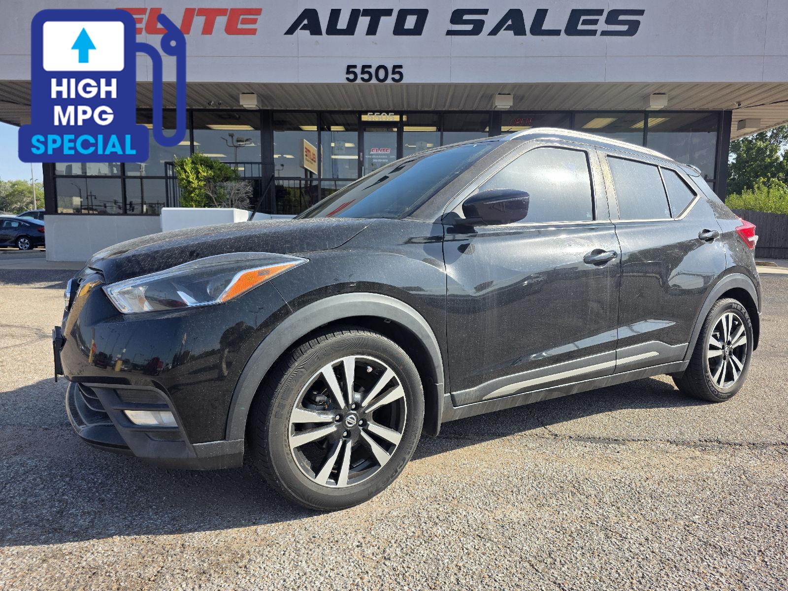Super Black 2020 Nissan Kicks SUV / Crossover Front-Wheel Drive Continuously Variable Transmission