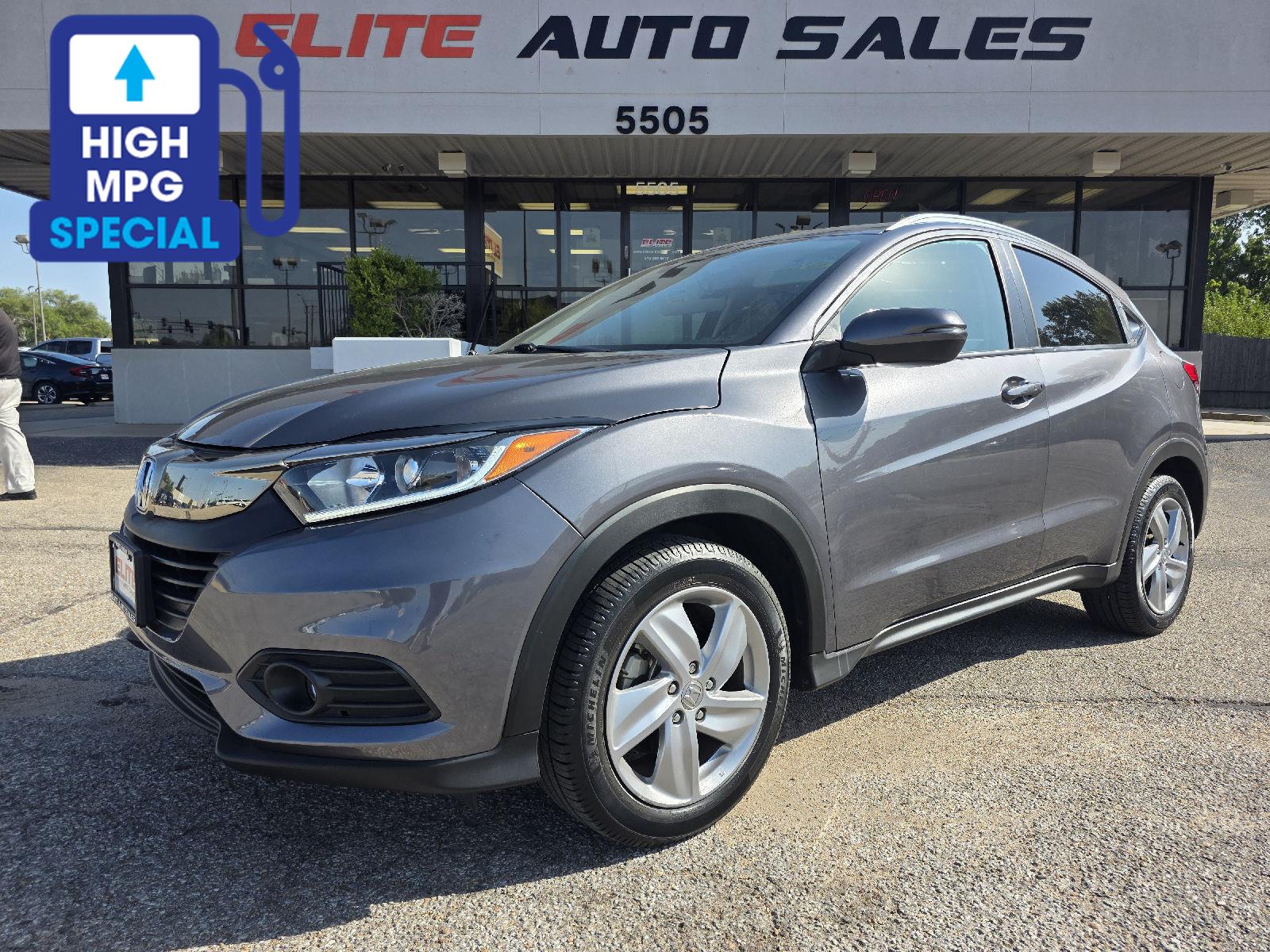 Gray (Modern Steel Metallic) 2019 Honda HR-V SUV / Crossover All-Wheel Drive Continuously Variable Transmission