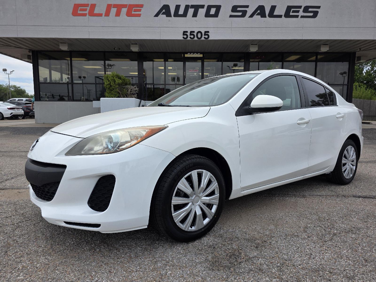 Crystal White Pearl Mica 2013 Mazda MAZDA3 Sedan Front-Wheel Drive Automatic