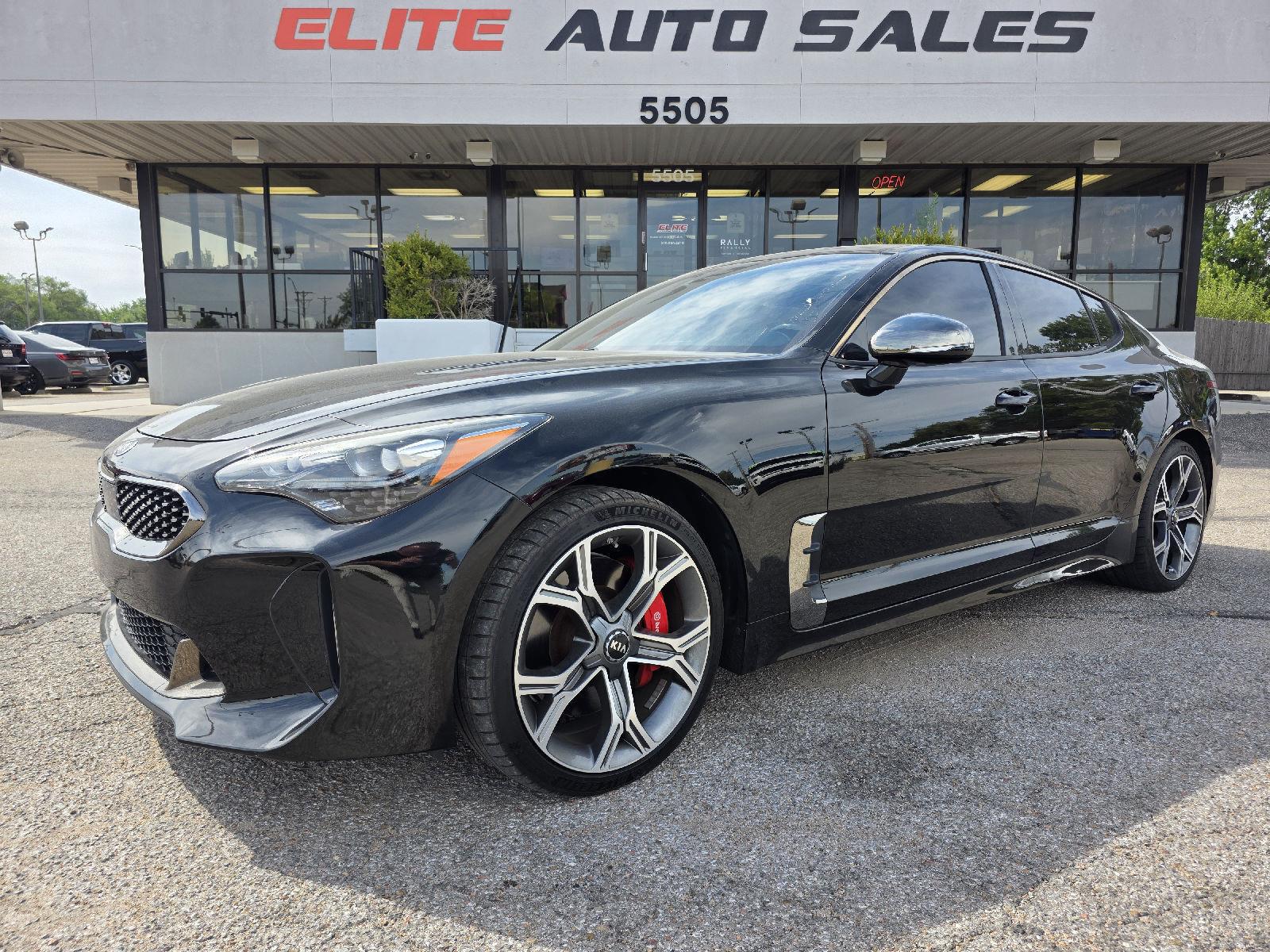 Aurora Black 2020 Kia Stinger Sedan Rear-Wheel Drive Automatic