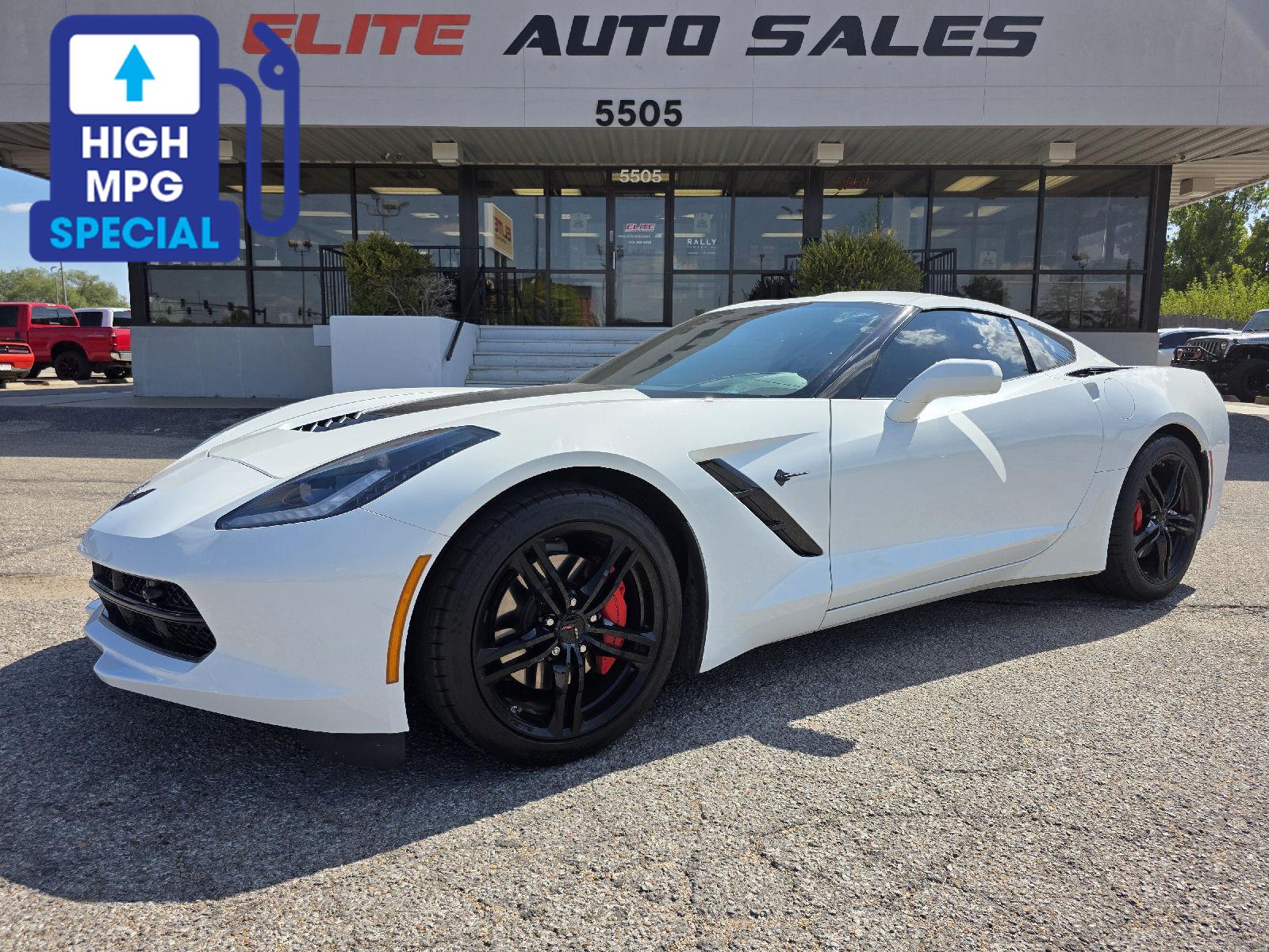 Arctic White 2016 Chevrolet Corvette Coupe Rear-Wheel Drive 8-Speed Automatic