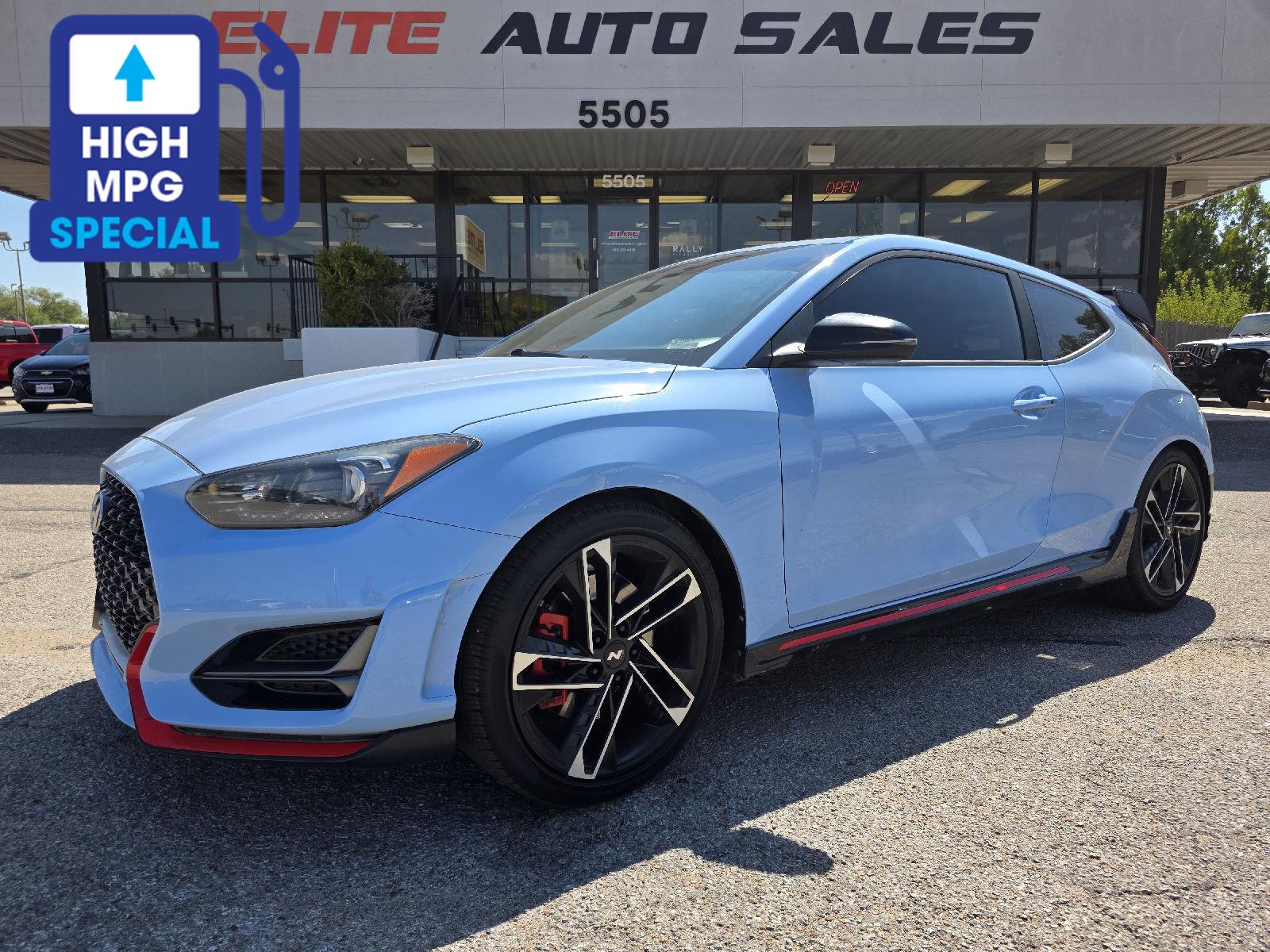 Performance Blue 2019 Hyundai Veloster N Coupe Front-Wheel Drive Manual