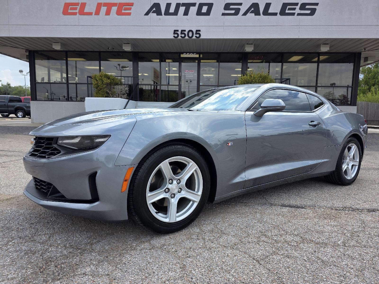 Gray (Satin Steel Metallic) 2022 Chevrolet Camaro Coupe Rear-Wheel Drive Automatic