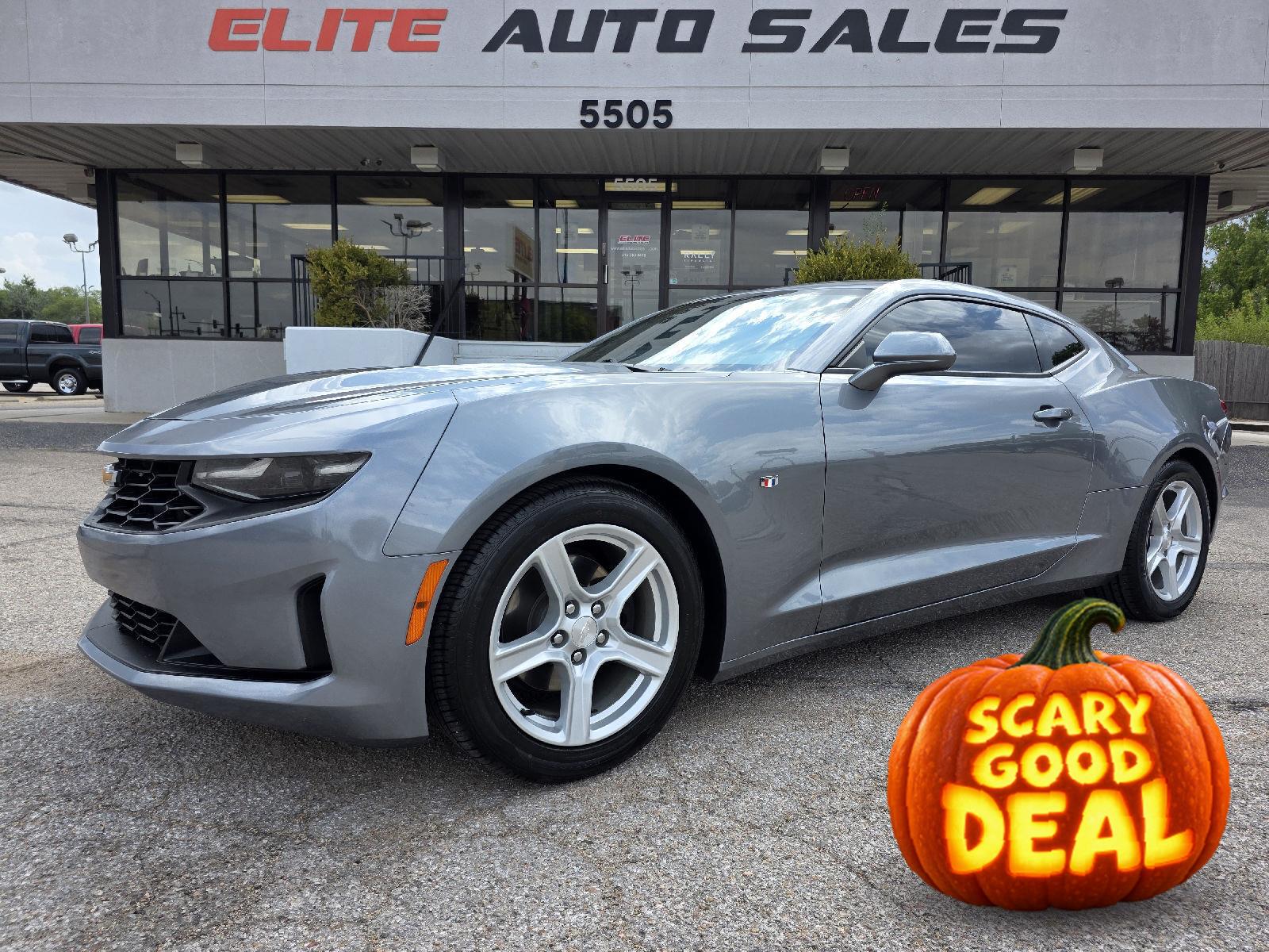 Gray (Satin Steel Metallic) 2022 Chevrolet Camaro Coupe Rear-Wheel Drive Automatic