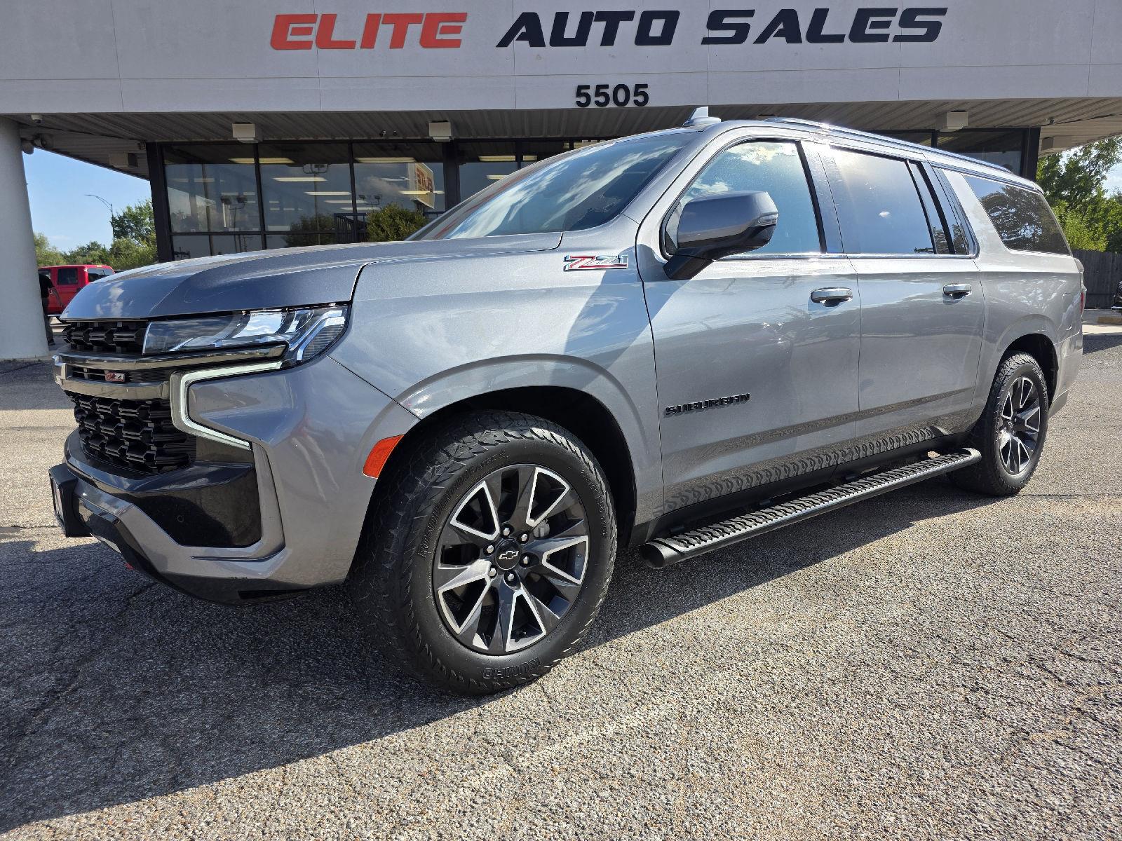 Shadow Gray Metallic 2021 Chevrolet Suburban SUV / Crossover Four-Wheel Drive Automatic