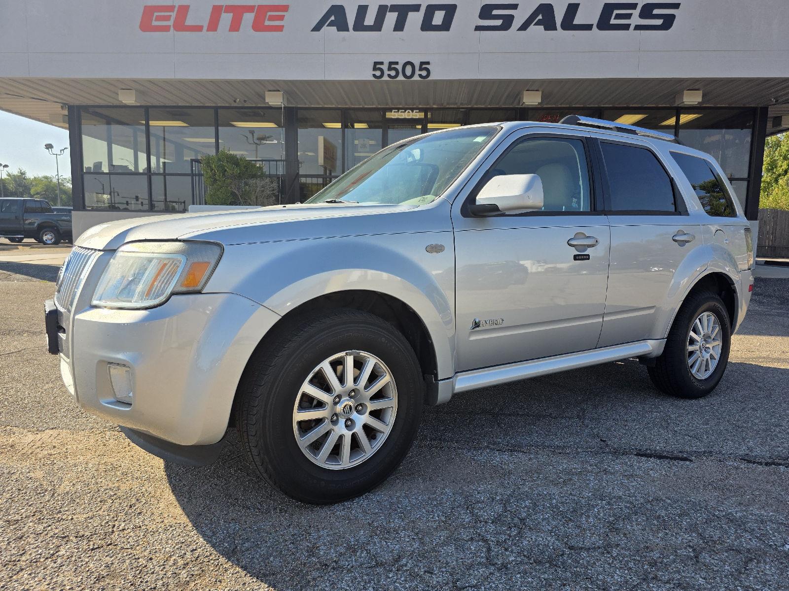 Brilliant Silver Clearcoat Metallic 2009 Mercury Mariner Hybrid SUV / Crossover All-Wheel Drive Continuously Variable Transmission