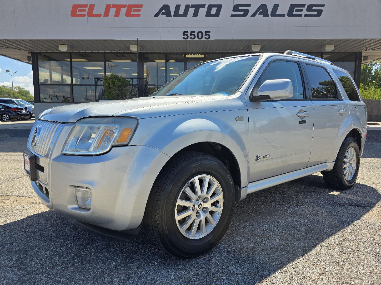 Brilliant Silver Clearcoat Metallic 2009 Mercury Mariner Hybrid SUV / Crossover All-Wheel Drive Continuously Variable Transmission