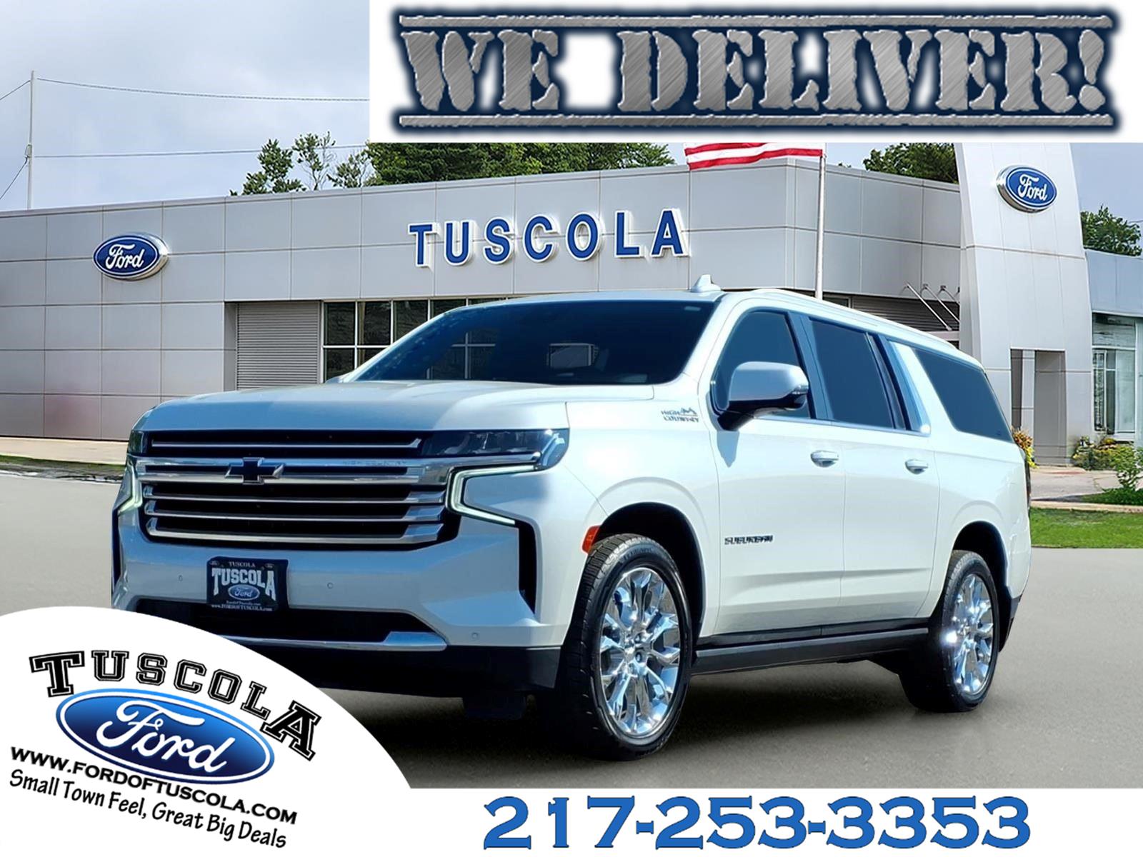 White (Iridescent Pearl Tricoat) 2023 Chevrolet Suburban SUV / Crossover Four-Wheel Drive Automatic