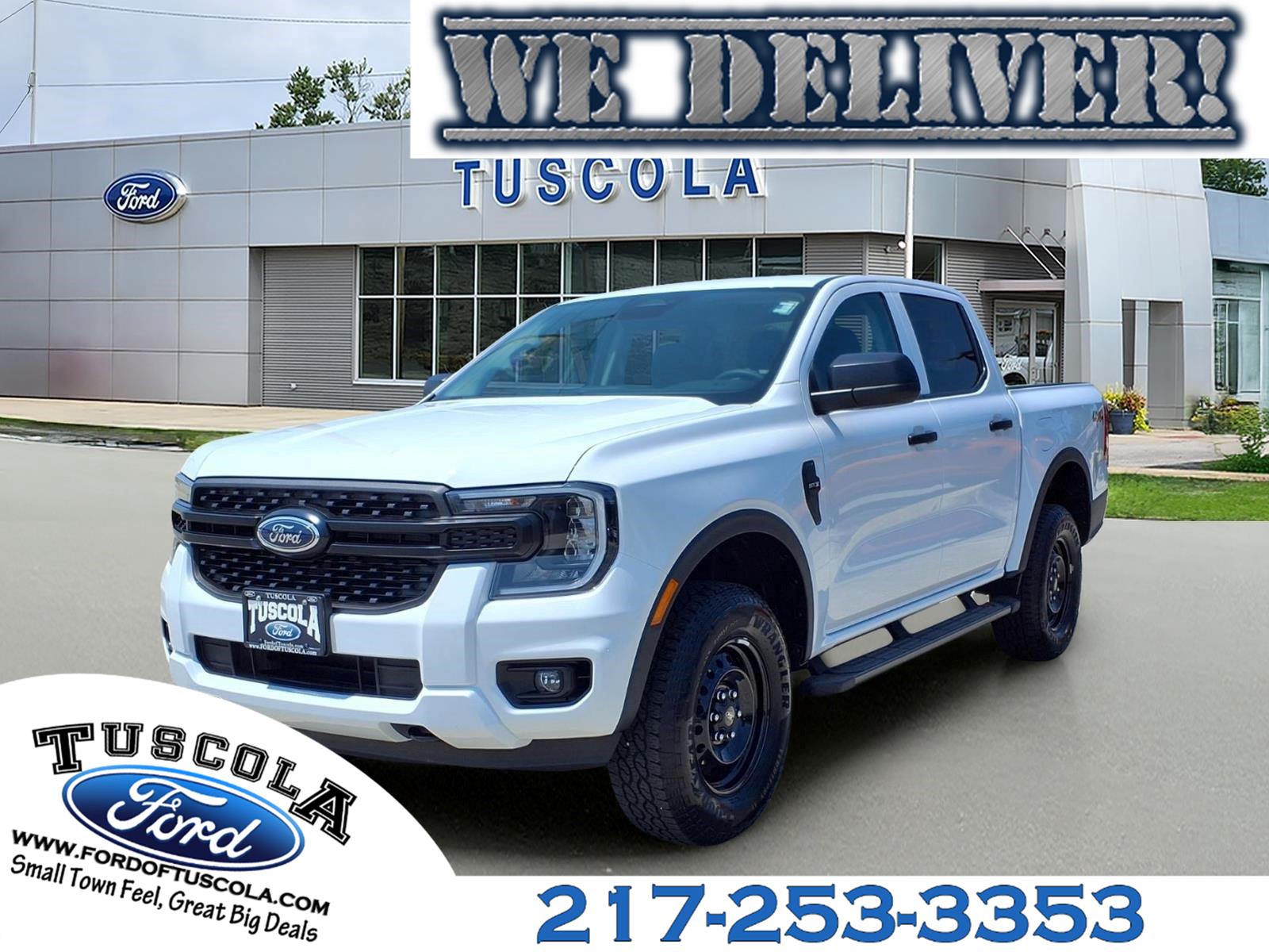 Oxford White 2026 Ford Ranger Pickup Truck Four-Wheel Drive Automatic