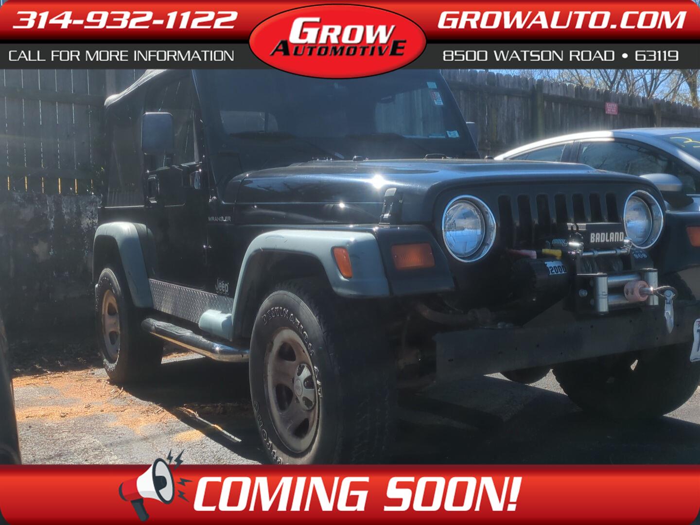 1999 Jeep Wrangler SE SUV / Crossover Four-Wheel Drive 5-Speed Manual Overdrive