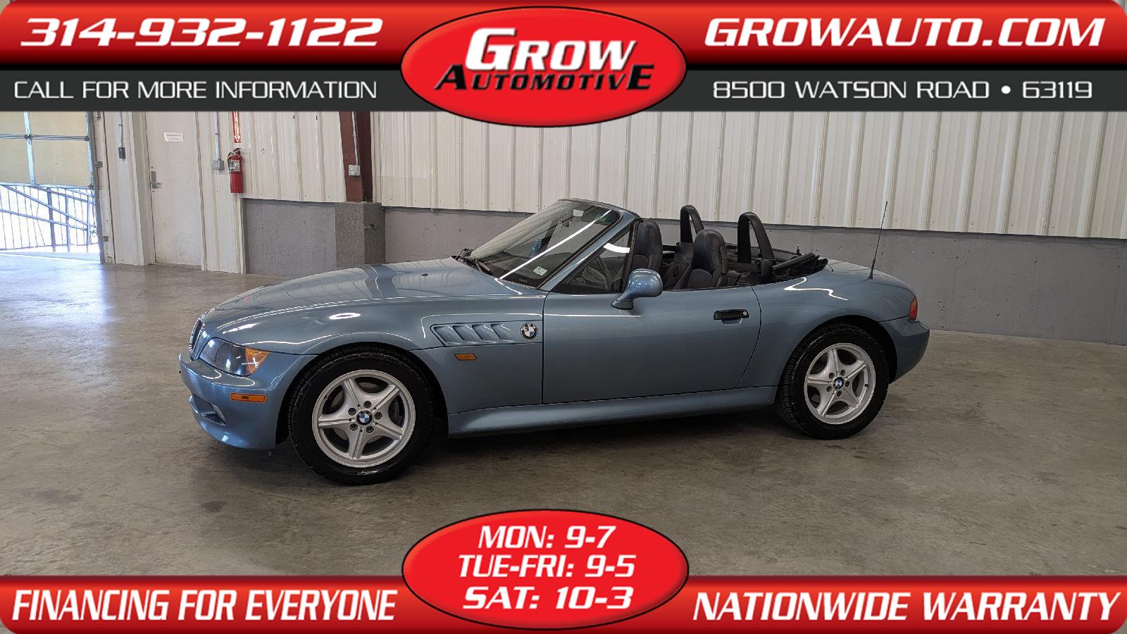 1998 BMW Z3 1.9 Roadster RWD Convertible Rear-Wheel Drive 5-Speed Manual