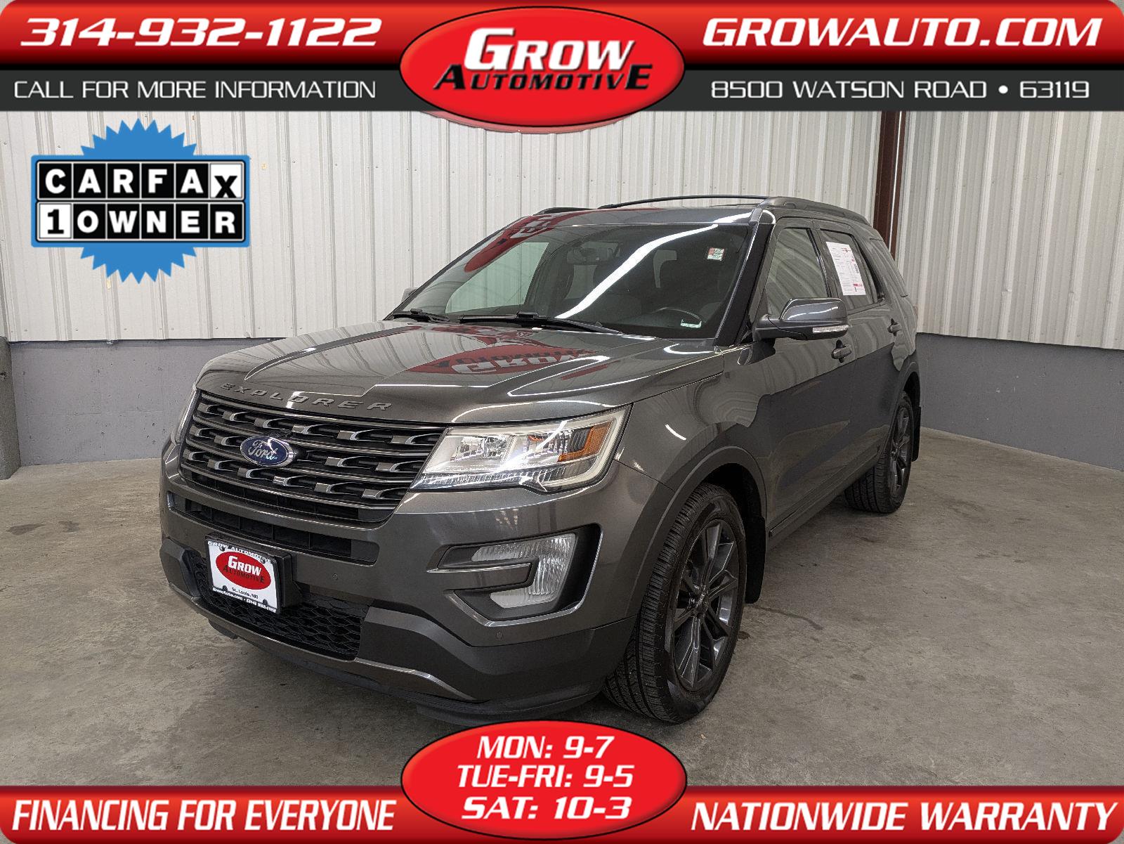 Gray (Magnetic Metallic) 2017 Ford Explorer SUV / Crossover All-Wheel Drive 6-Speed Automatic