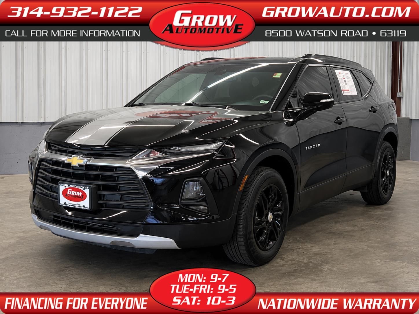 2022 Chevrolet Blazer Negro SUV/Crossover Tracción delantera 9 velocidades Automática