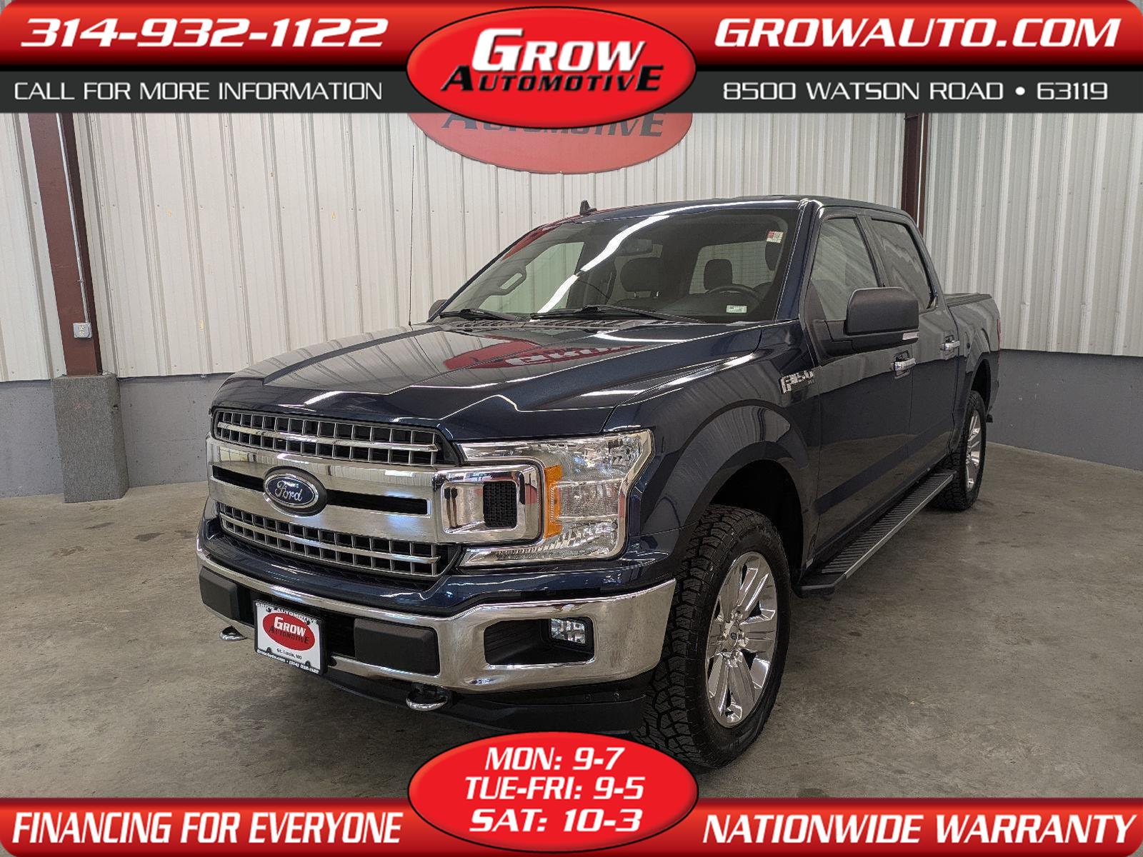 Abyss Gray Metallic 2019 Ford F-150 Pickup Truck Four-Wheel Drive 6-Speed Automatic