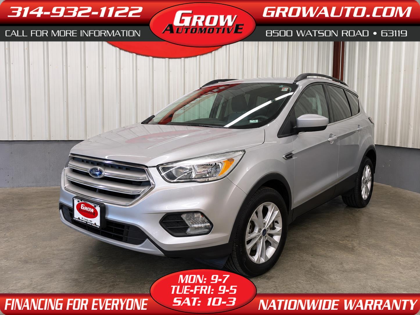  2018 Ford Escape SE AWD   