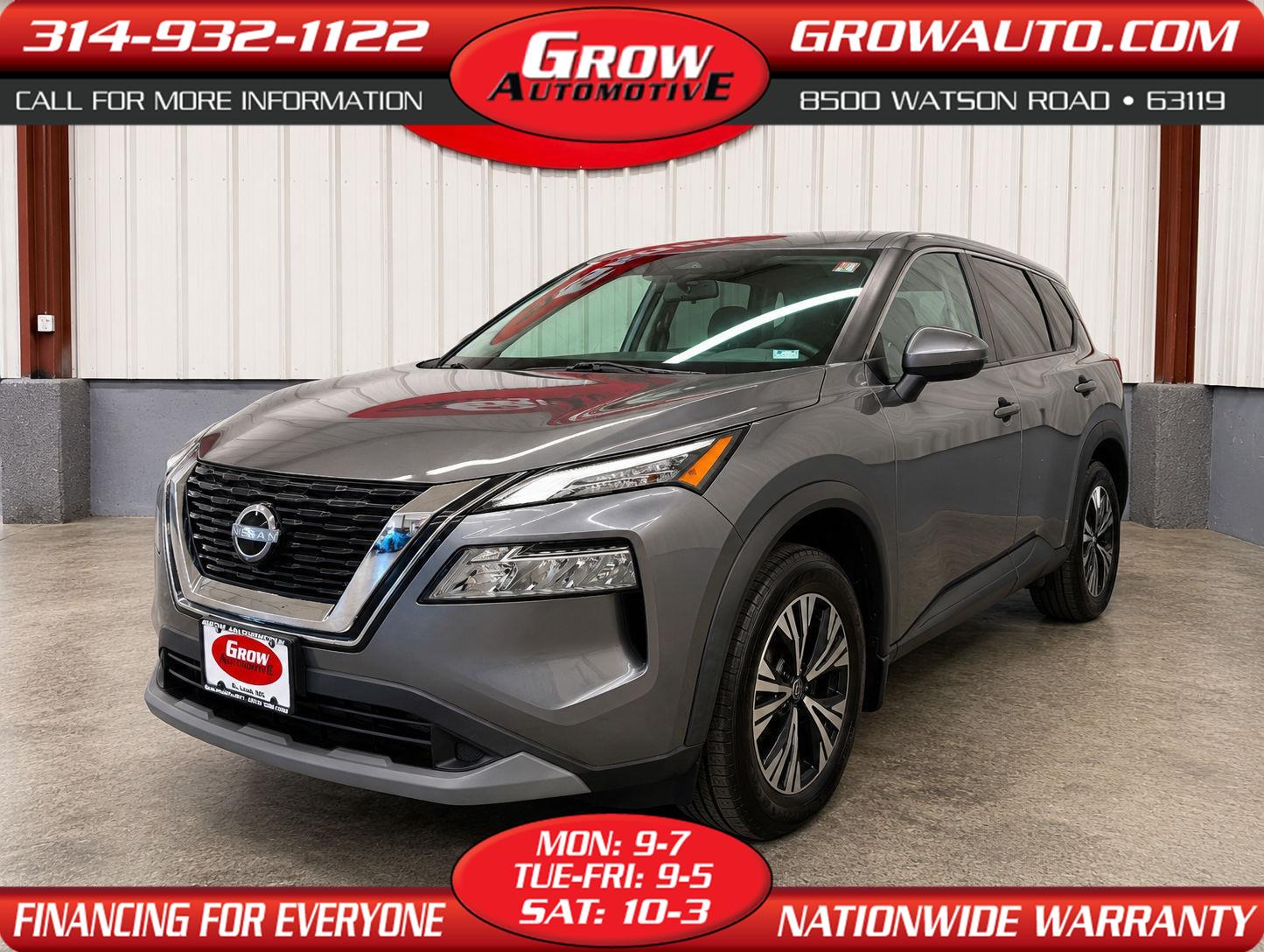 Gray (Gun Metallic) 2022 Nissan Rogue SUV / Crossover All-Wheel Drive Continuously Variable Transmission