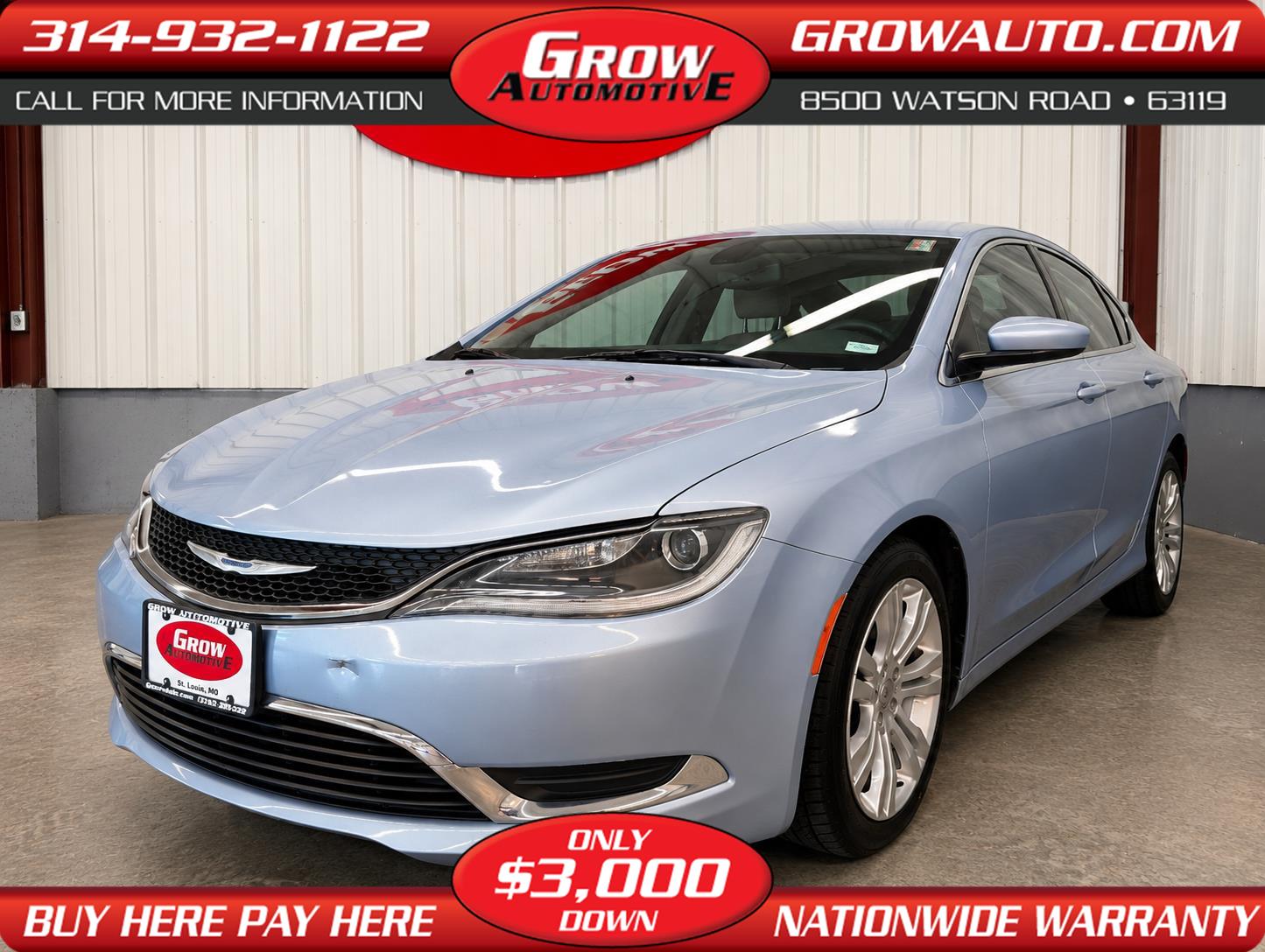 2015 Chrysler 200 Limited Sedan FWD
