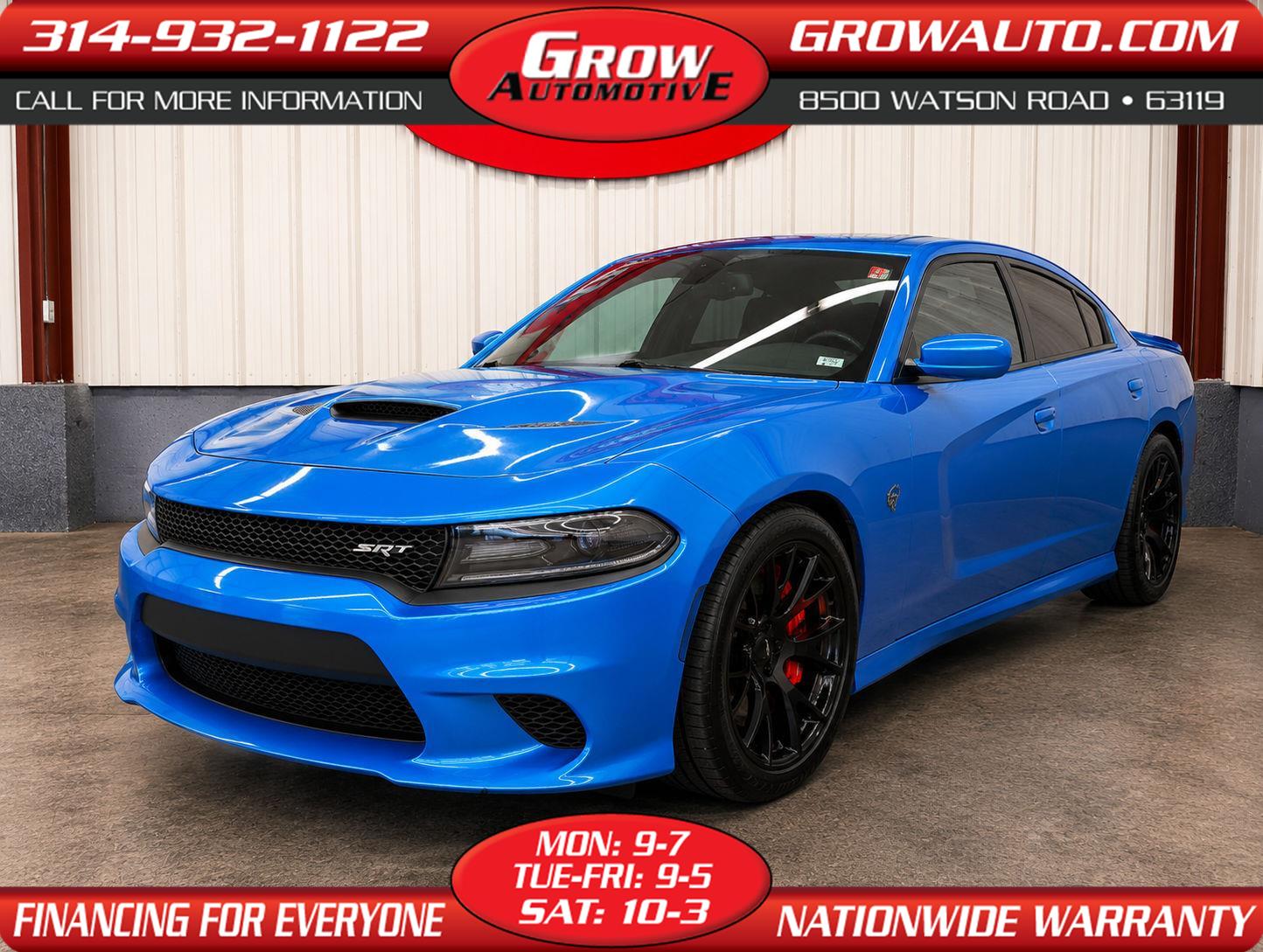B5 Blue Pearlcoat 2016 Dodge Charger Sedan Rear-Wheel Drive 8-Speed Automatic