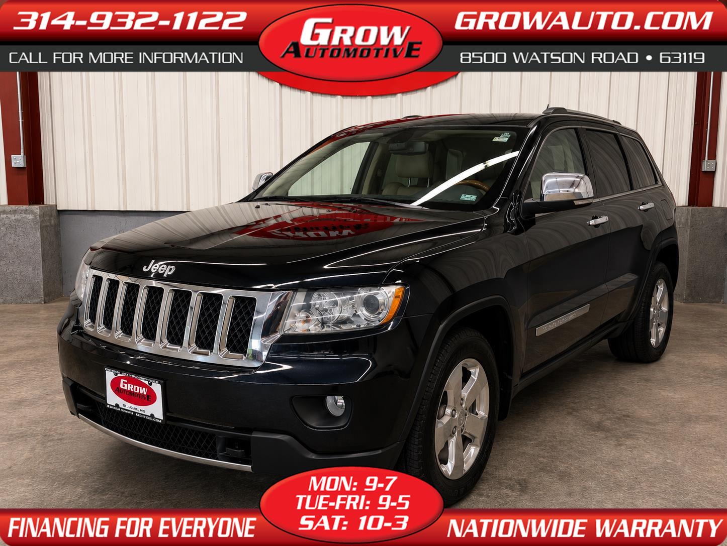 Blackberry Pearl 2011 Jeep Grand Cherokee SUV / Crossover Four-Wheel Drive 5-Speed Automatic