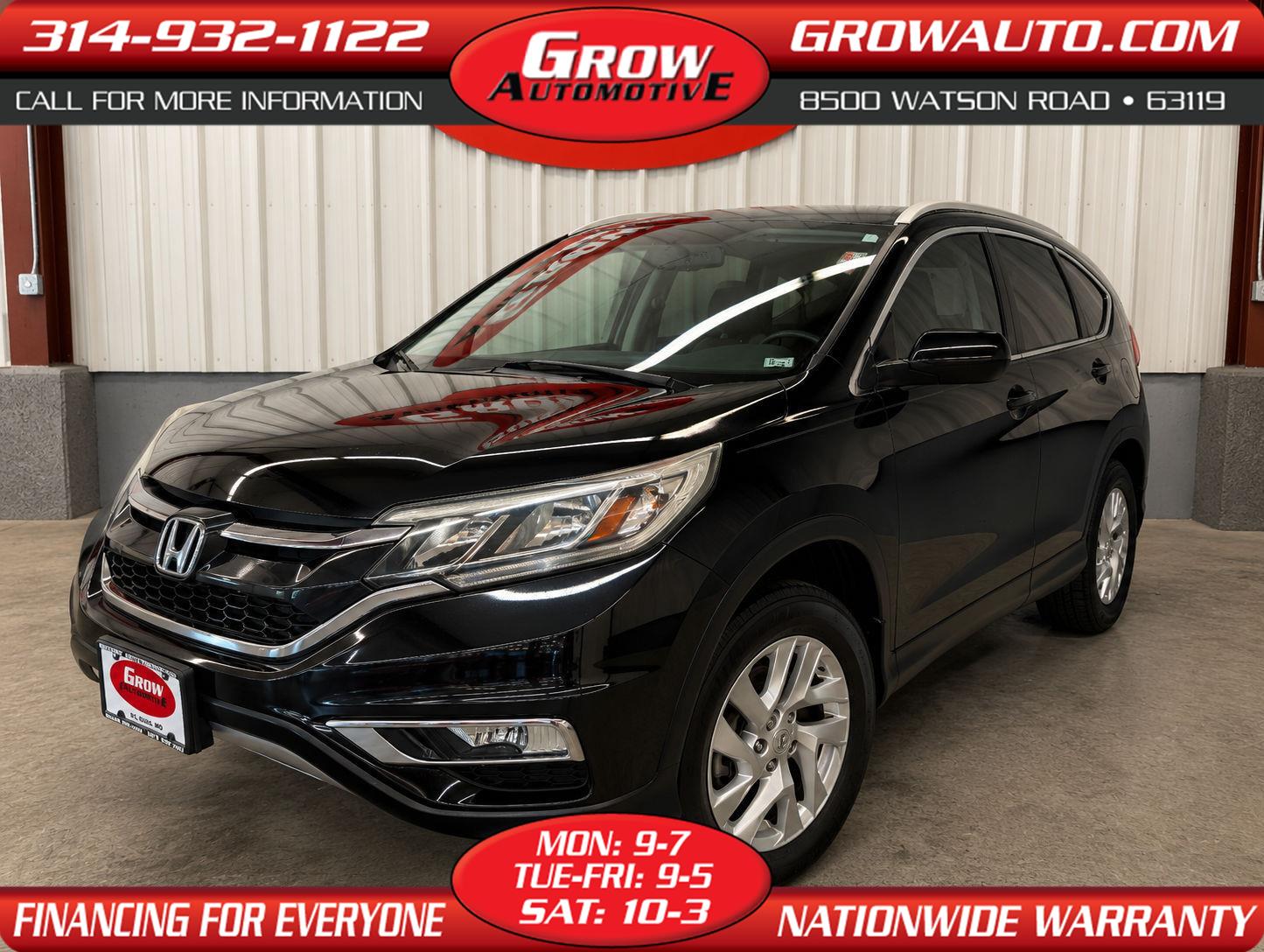 Crystal Black Pearl 2015 Honda CR-V SUV / Crossover All-Wheel Drive Continuously Variable Transmission