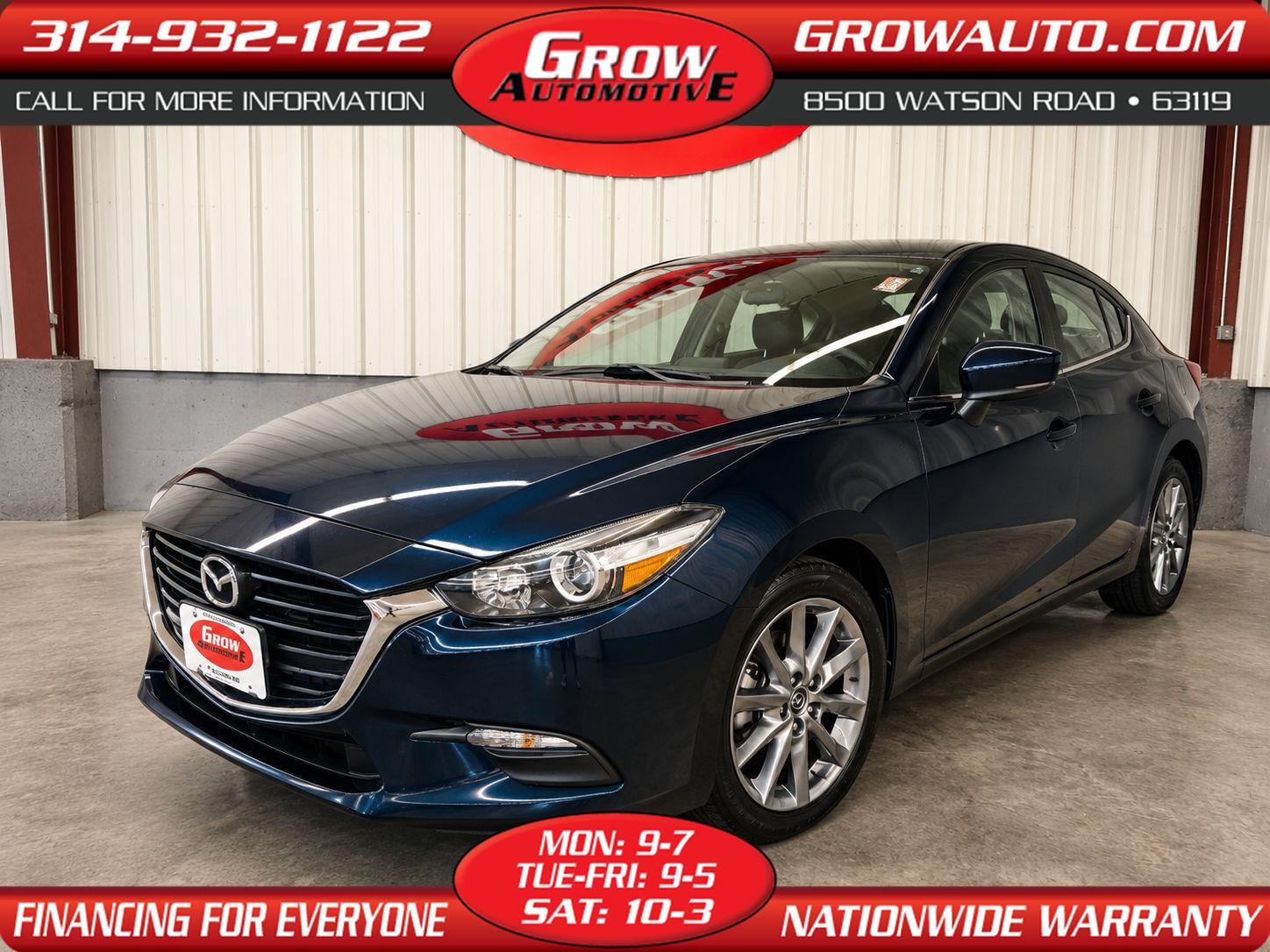 Deep Crystal Blue Mica 2018 Mazda MAZDA3 Hatchback Front-Wheel Drive Automatic