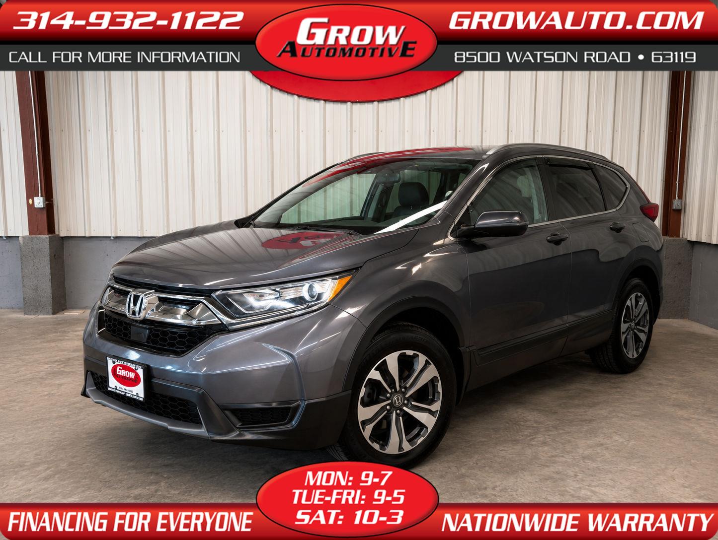 Gray (Modern Steel Metallic) 2018 Honda CR-V SUV / Crossover Front-Wheel Drive Continuously Variable Transmission