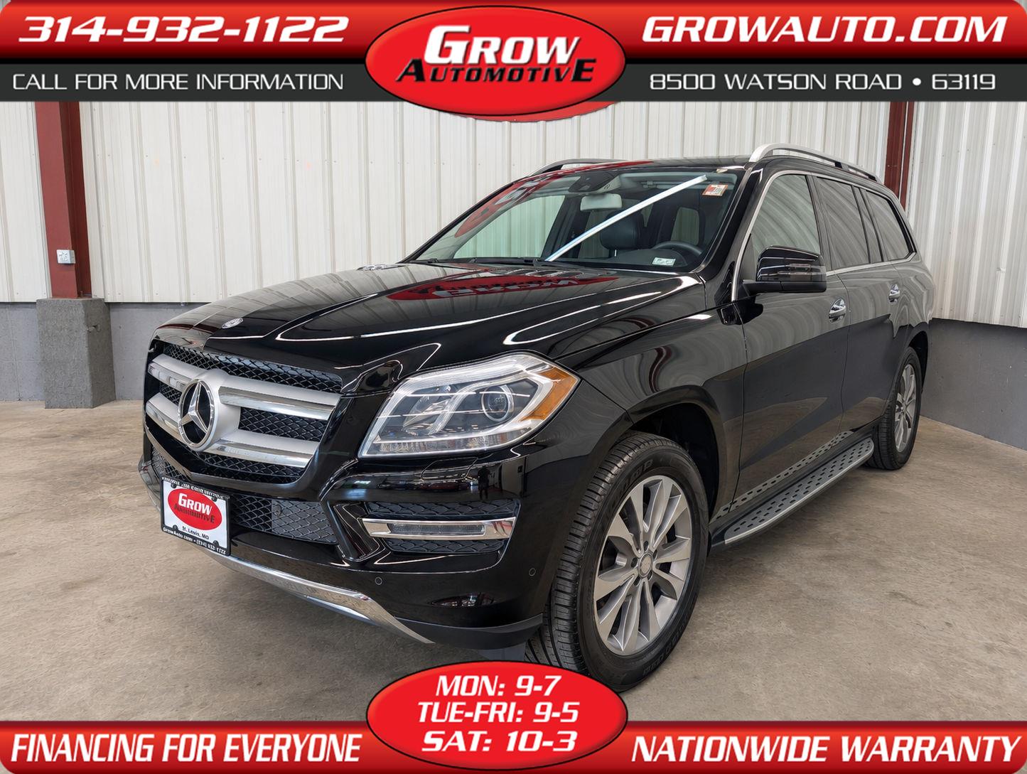 Obsidian Black Metallic 2014 Mercedes-Benz GL-Class SUV / Crossover All-Wheel Drive Automatic