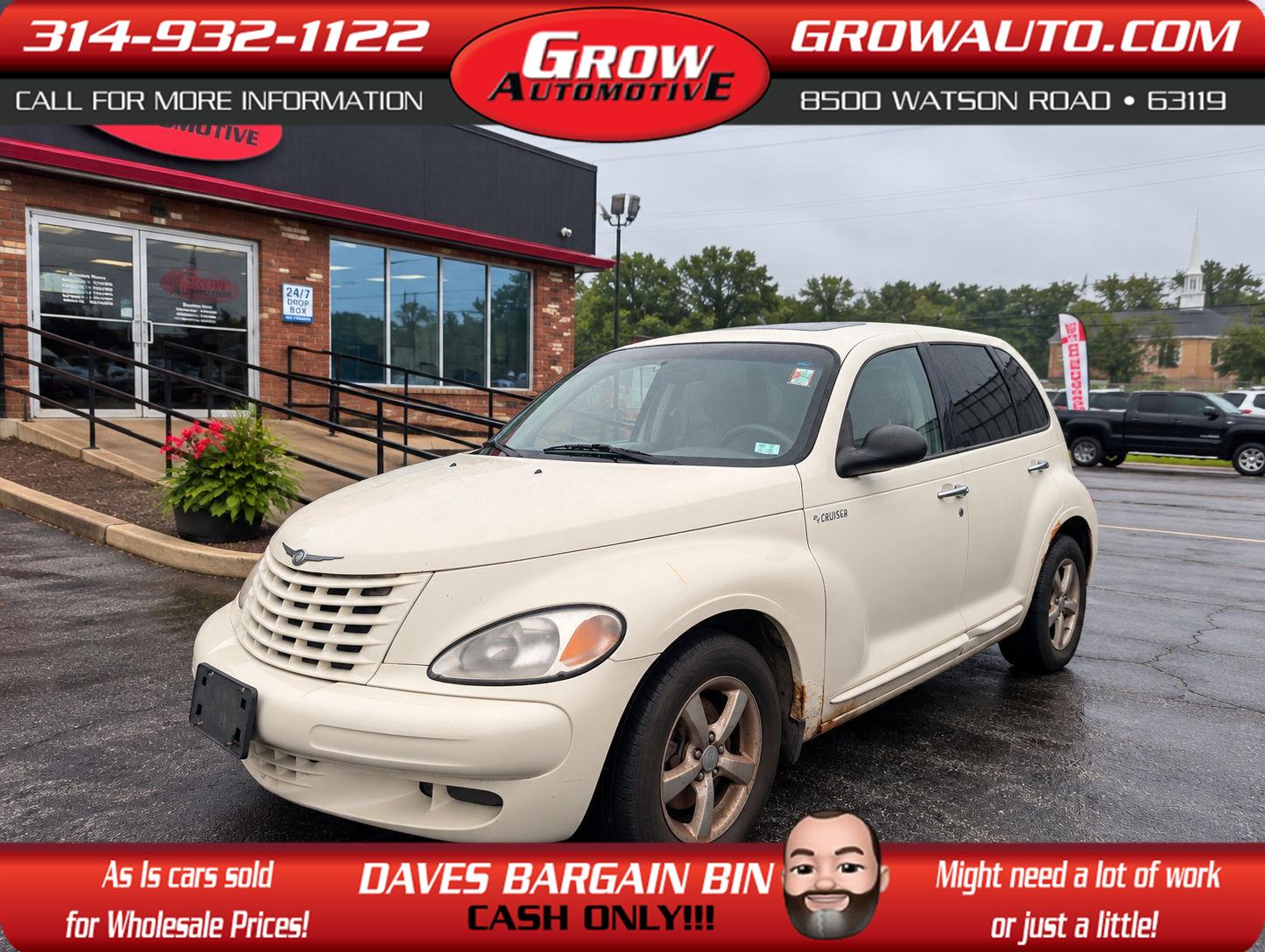Cool Vanilla 2005 Chrysler PT Cruiser Wagon Front-Wheel Drive 4-Speed Automatic