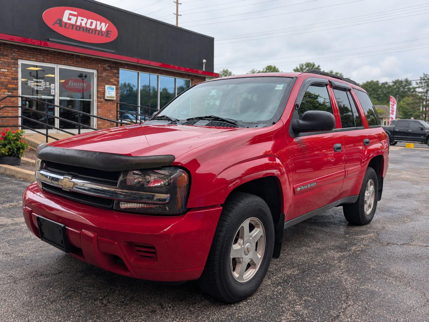 Victory Red 2002 Chevrolet Trailblazer SUV / Crossover Rear-Wheel Drive 4-Speed Automatic Overdrive