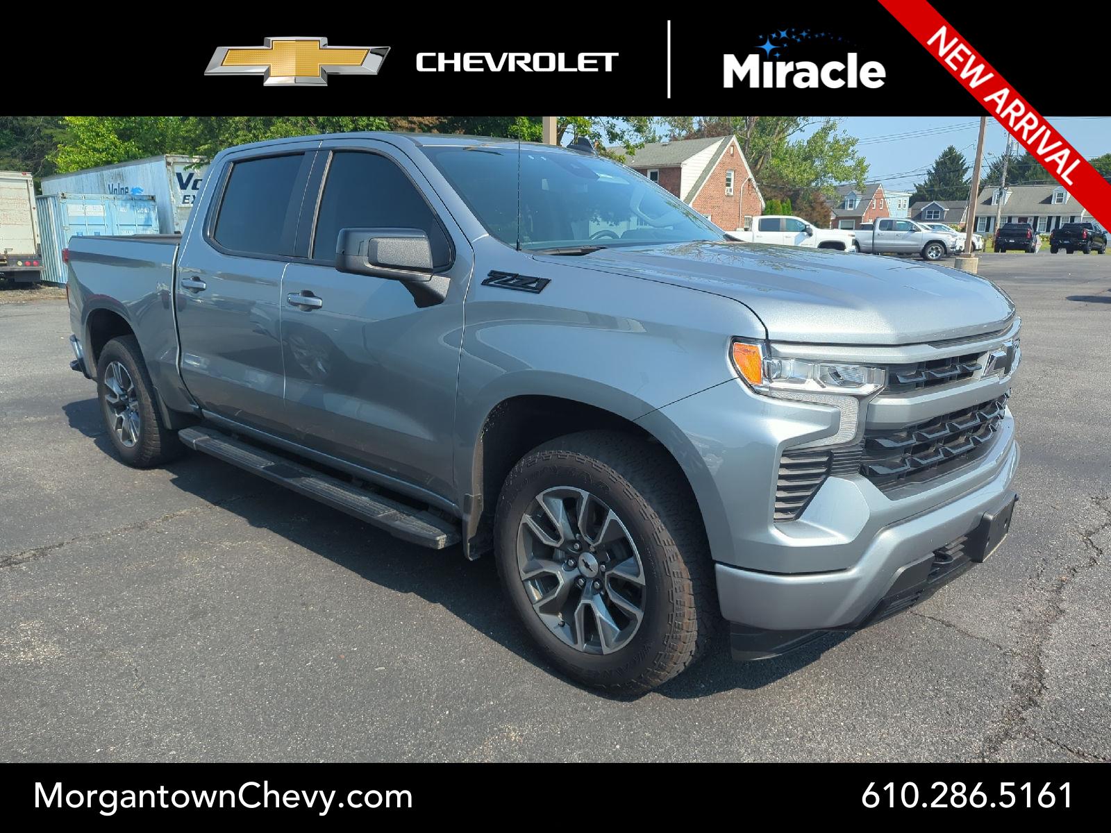 Sterling Gray Metallic 2025 Chevrolet Silverado 1500 Pickup Truck Four-Wheel Drive Automatic