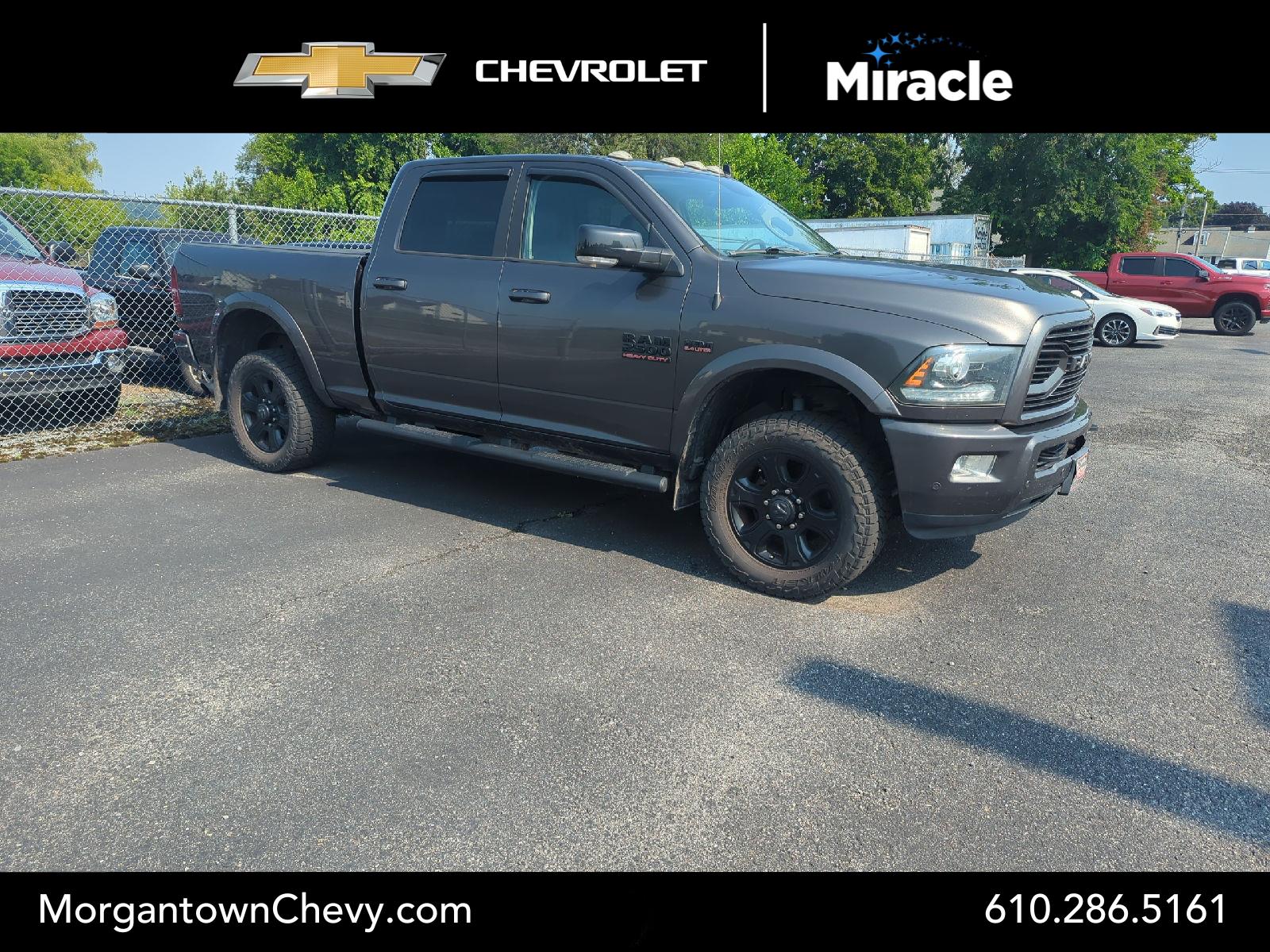Gray (Granite Crystal Metallic Clearcoat) 2018 RAM 2500 Pickup Truck Four-Wheel Drive 6-Speed Automatic