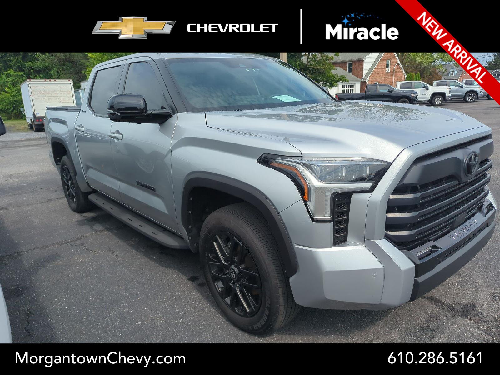 Celestial Silver Metallic 2025 Toyota Tundra Pickup Truck Four-Wheel Drive Automatic
