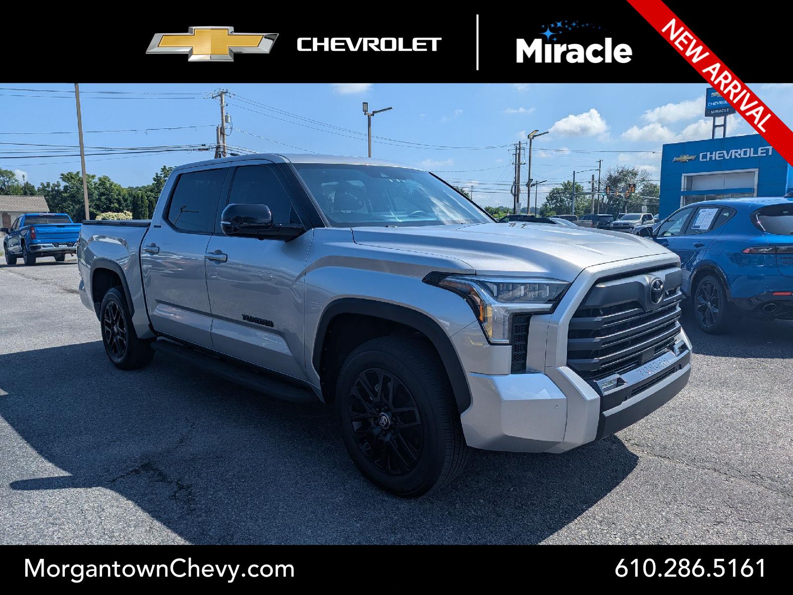 Celestial Silver Metallic 2025 Toyota Tundra Pickup Truck Four-Wheel Drive Automatic
