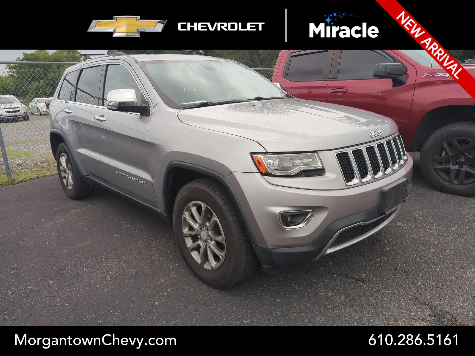 Billet Silver Metallic Clearcoat 2014 Jeep Grand Cherokee SUV / Crossover Four-Wheel Drive 8-Speed Automatic