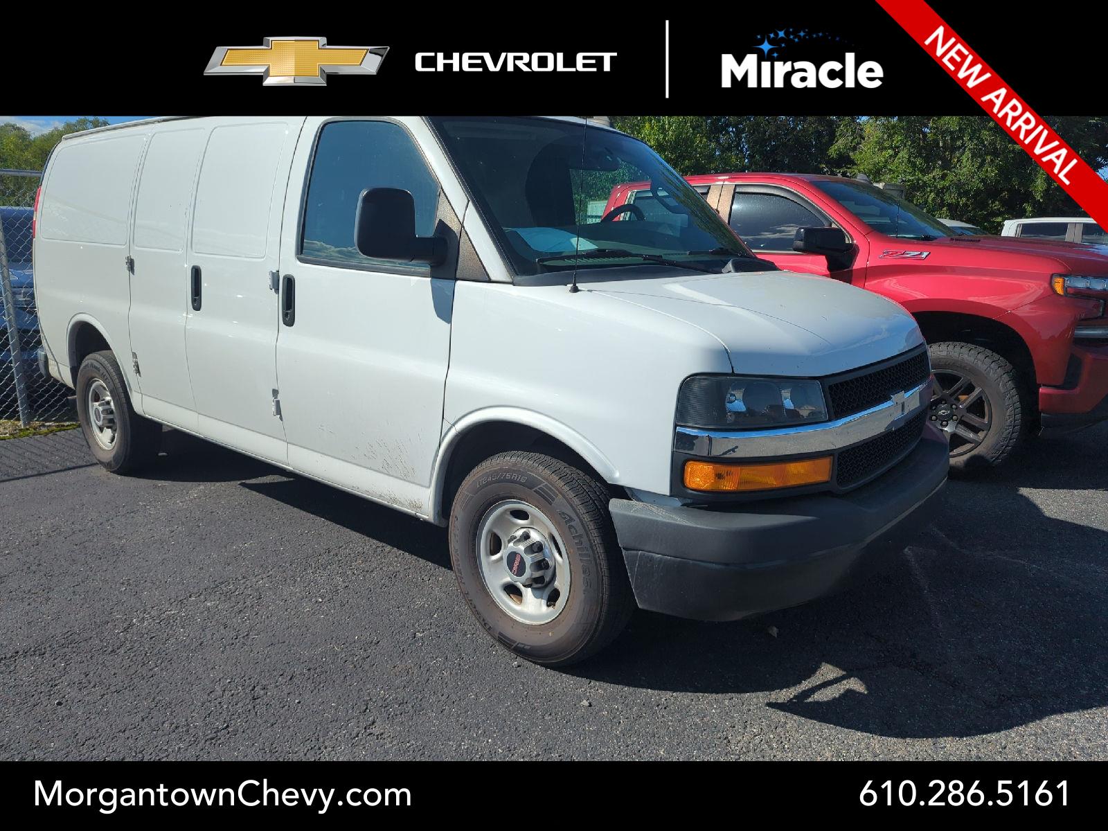 Summit White 2018 GMC Savana Cargo Van Rear-Wheel Drive 8-Speed Automatic