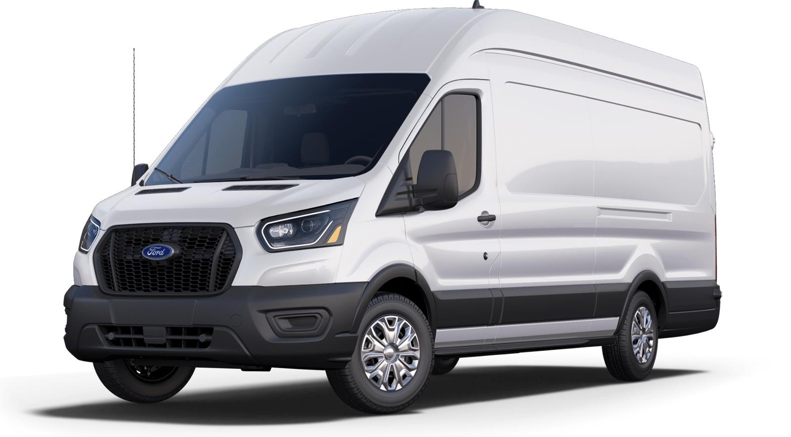 Oxford White 2024 Ford E-Transit Van Rear-Wheel Drive Automatic