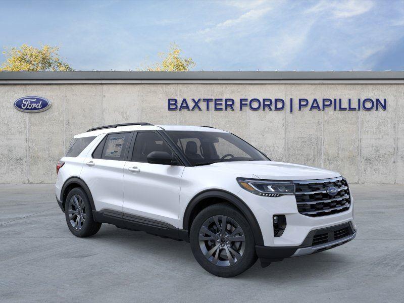 Star White 2026 Ford Explorer SUV / Crossover All-Wheel Drive Automatic