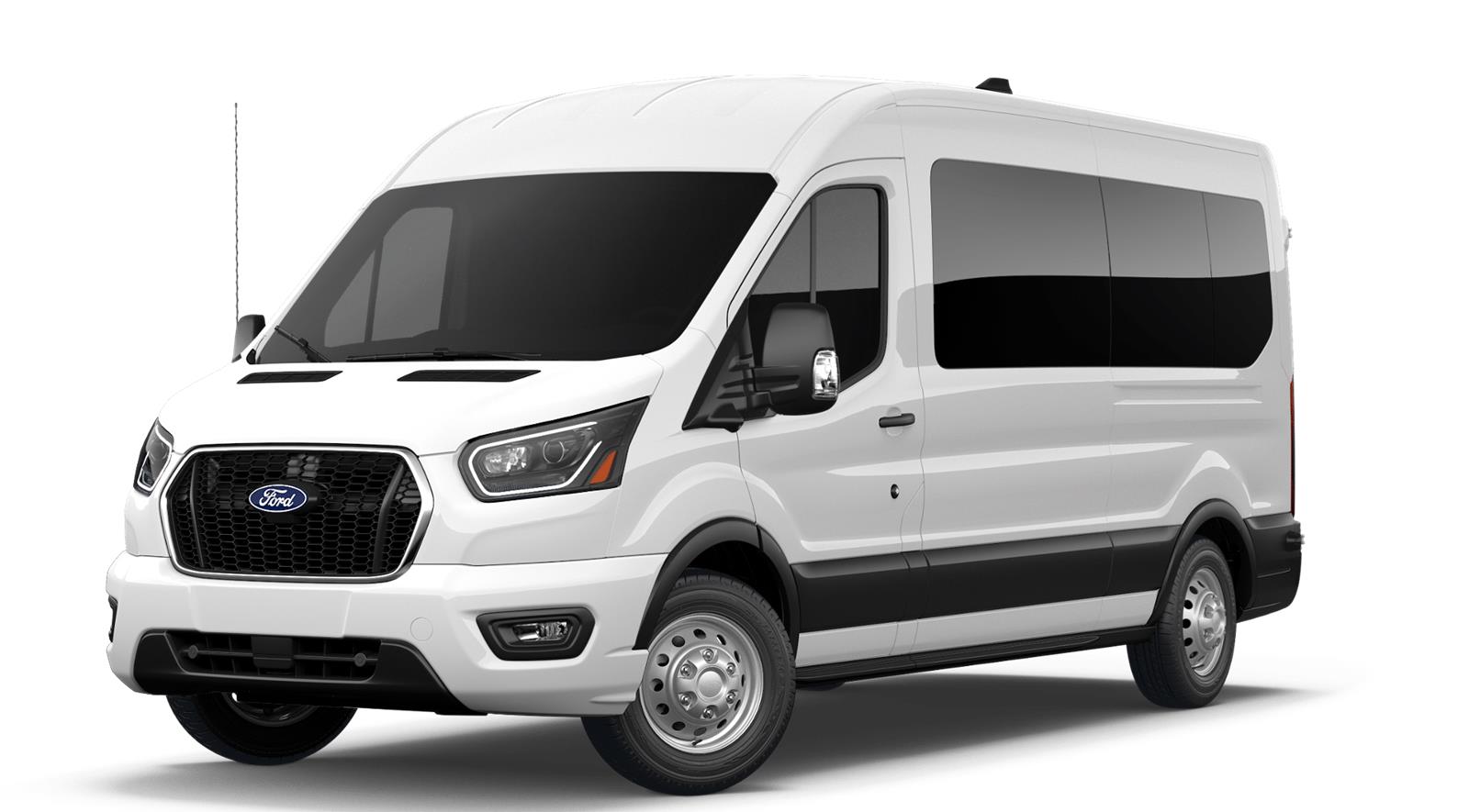 Oxford White 2026 Ford Transit Passenger Van All-Wheel Drive Automatic
