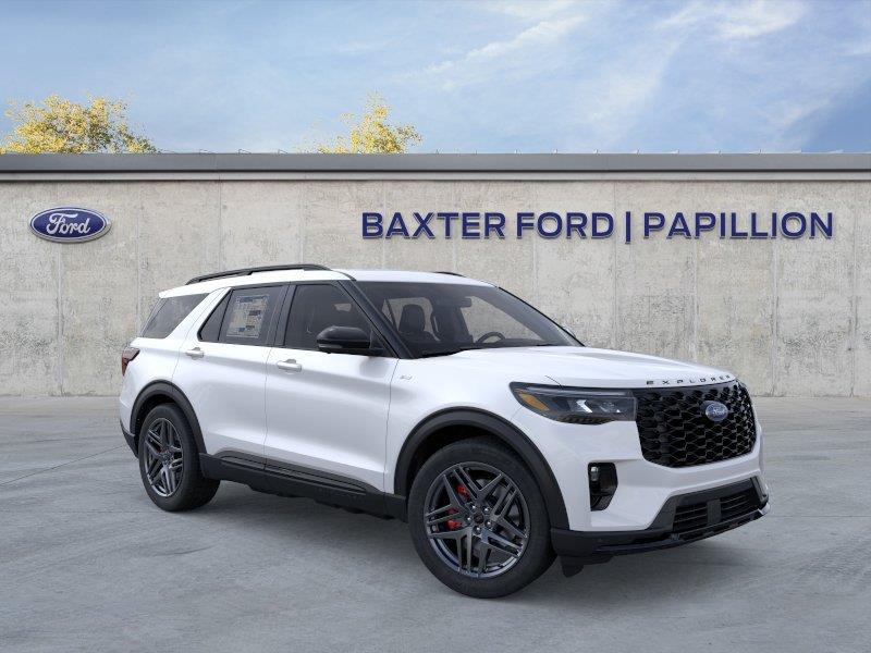 Star White 2026 Ford Explorer SUV / Crossover All-Wheel Drive Automatic