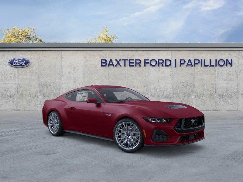 Pink (Molten Magenta Red) 2025 Ford Mustang Coupe Rear-Wheel Drive Manual