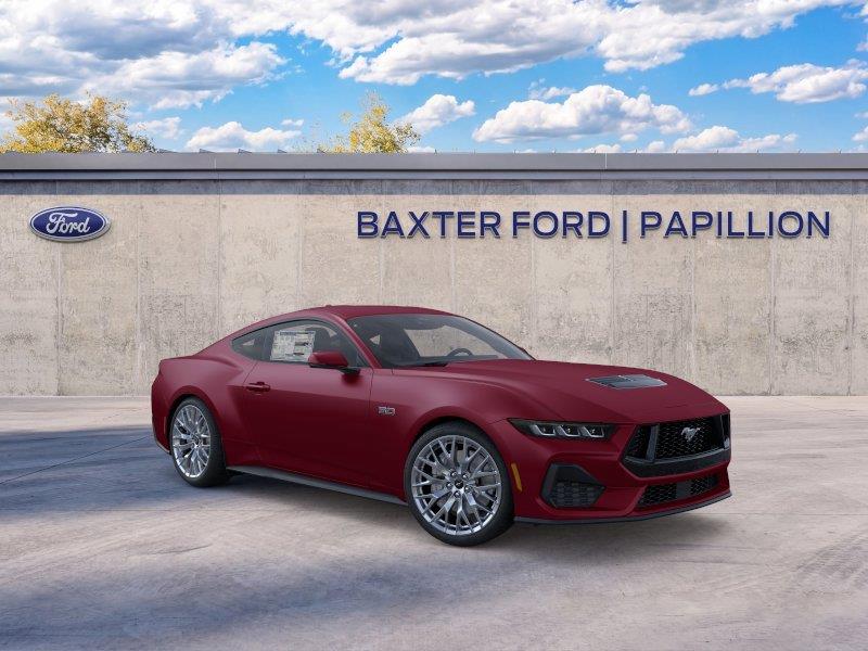 Pink (Molten Magenta Red) 2025 Ford Mustang Coupe Rear-Wheel Drive Manual