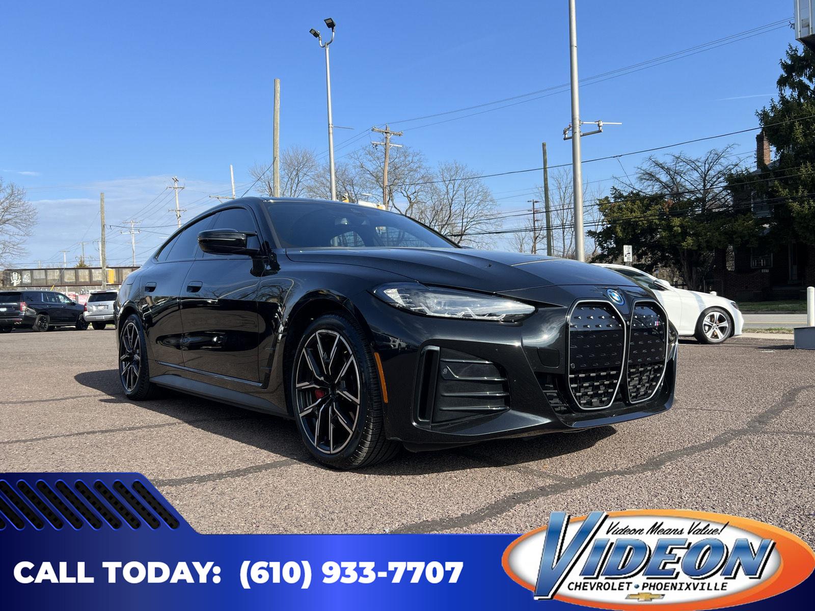 Black Sapphire Metallic 2024 BMW i4 M50 Gran Coupe AWD Sedan All-Wheel Drive Automatic