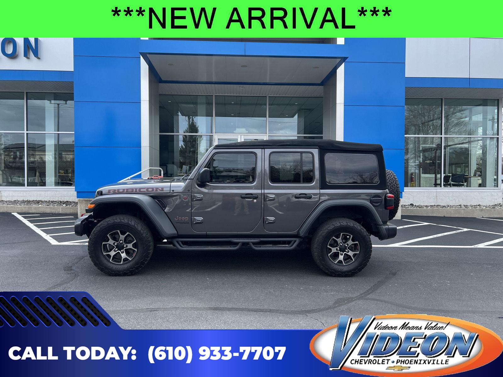 Gray (Granite Crystal Metallic Clearcoat) 2018 Jeep Wrangler Unlimited Rubicon 4WD SUV / Crossover Four-Wheel Drive 6-Speed Manual