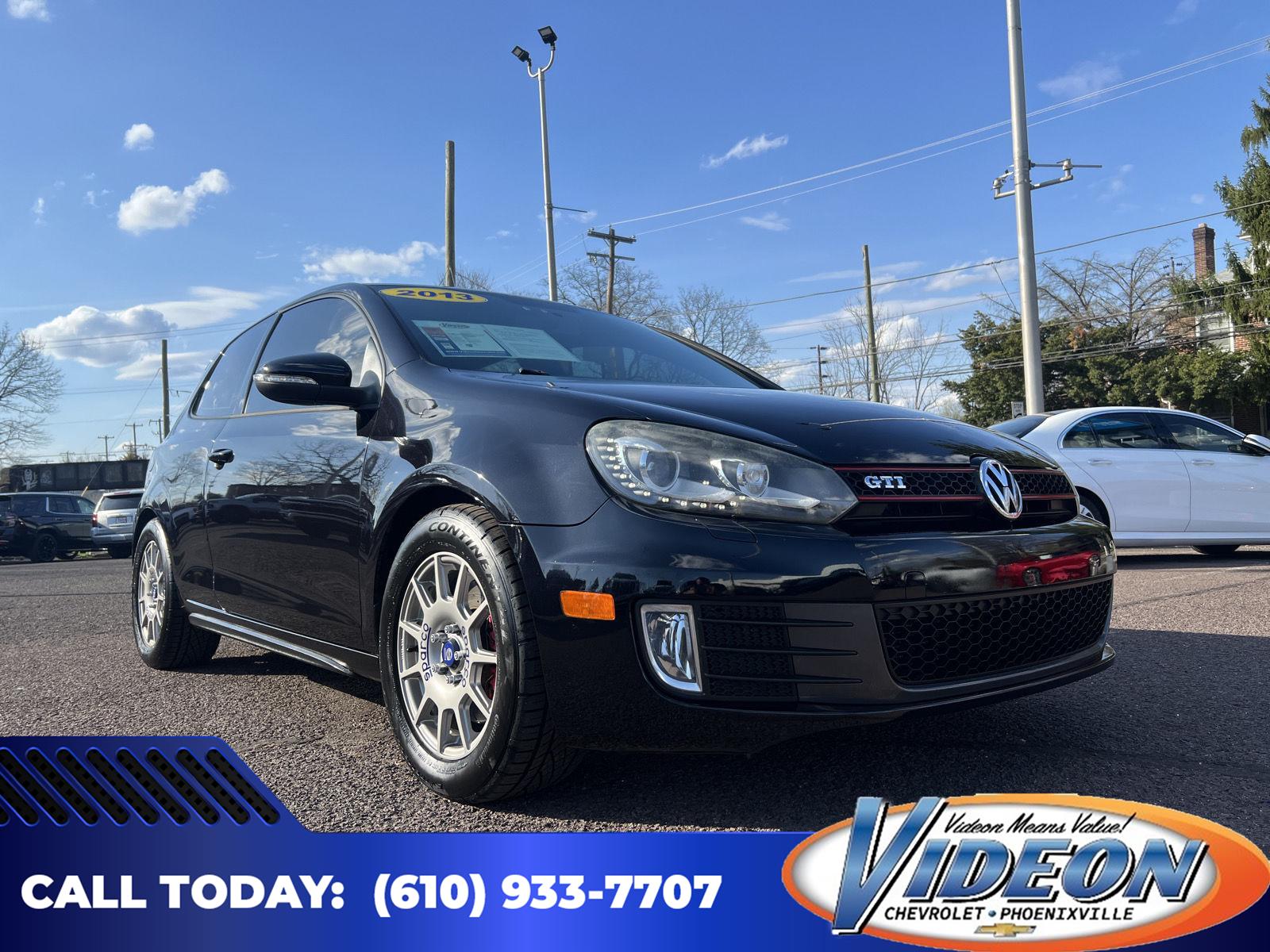Deep Black Pearl Metallic 2013 Volkswagen Golf GTI 2.0T Autobahn 2-Door FWD Hatchback Front-Wheel Drive Automatic