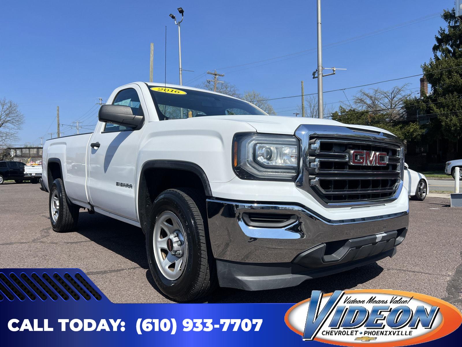 Summit White 2016 GMC Sierra 1500 Base Pickup Truck 4X2 6-Speed Automatic