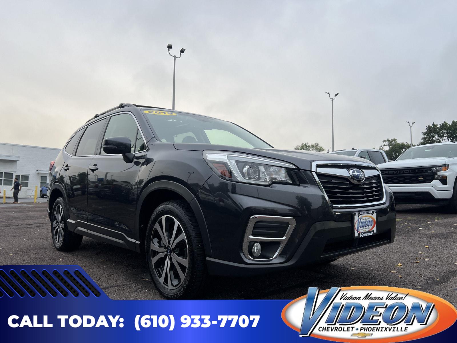 Dark Gray Metallic 2019 Subaru Forester SUV / Crossover All-Wheel Drive Continuously Variable Transmission